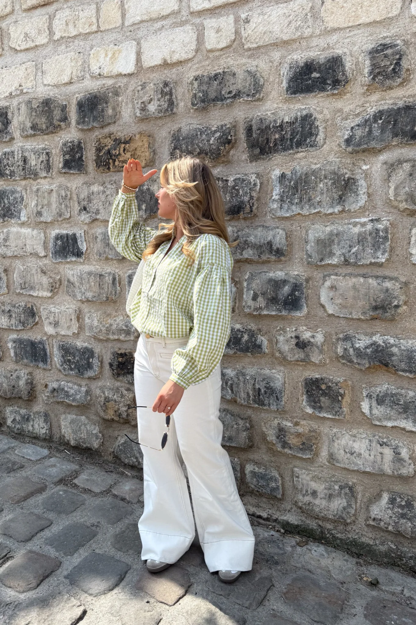 Gingham blouse - Image 3