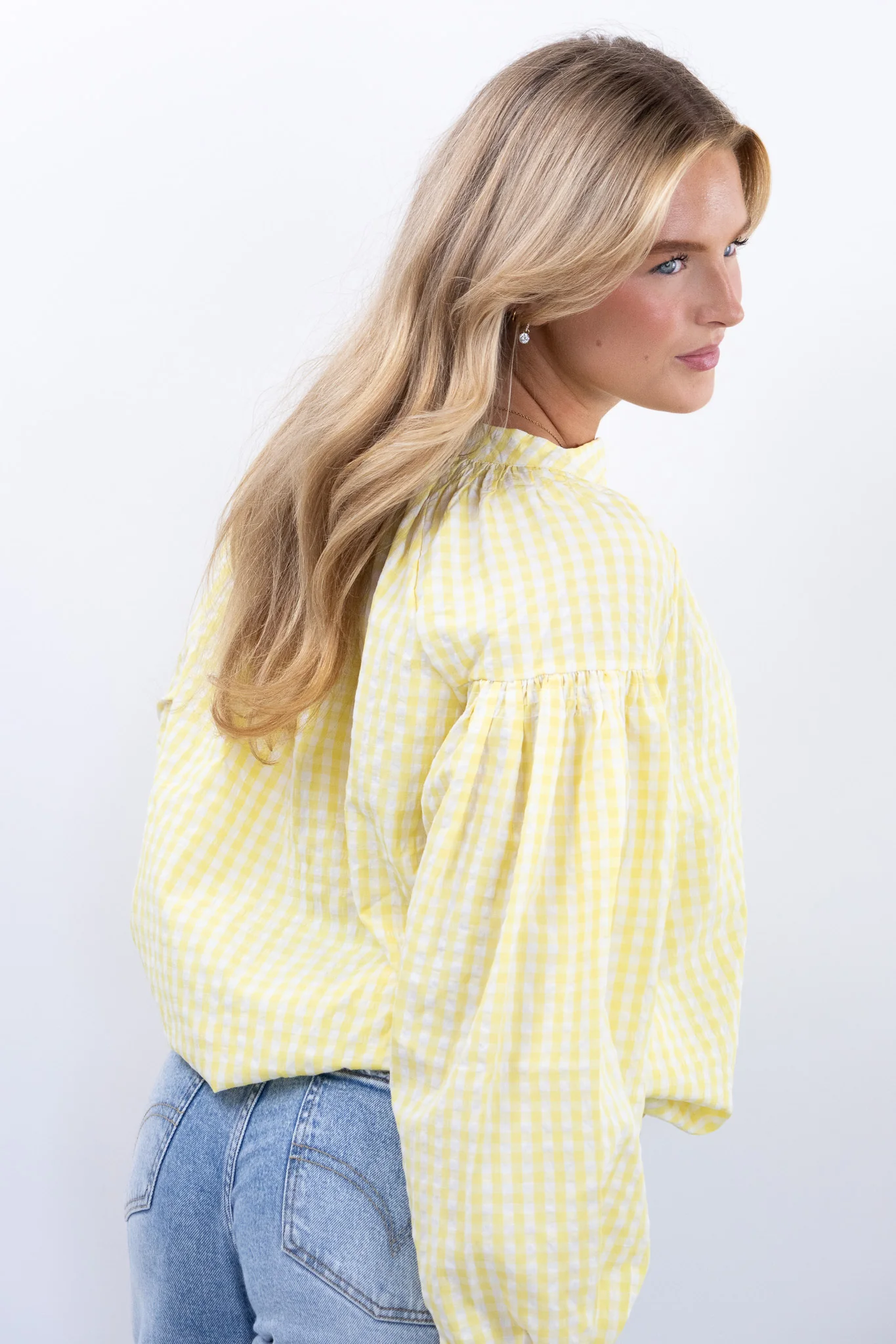 Gingham blouse - Image 8