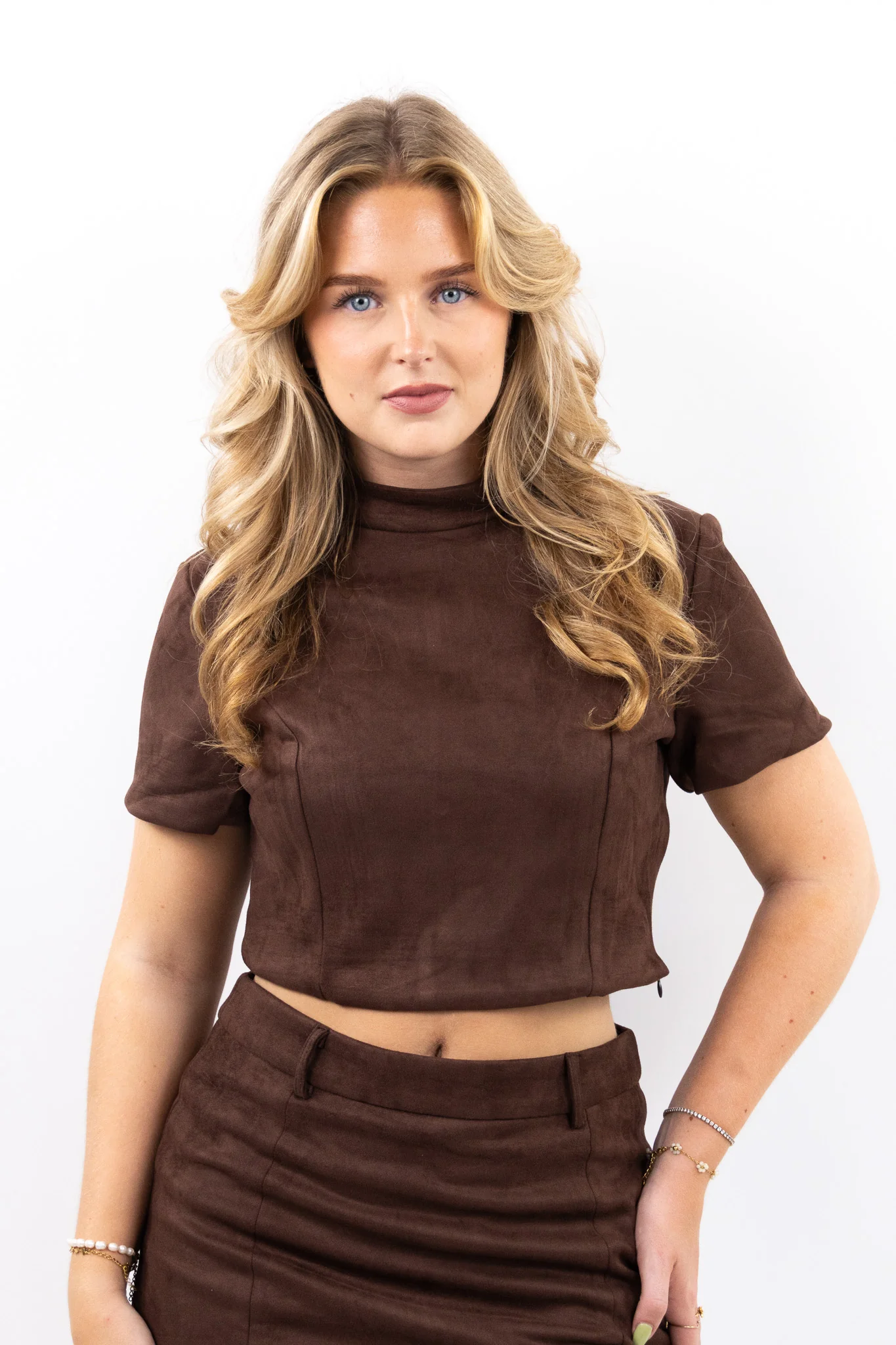 Suede Crop Top - Image 5