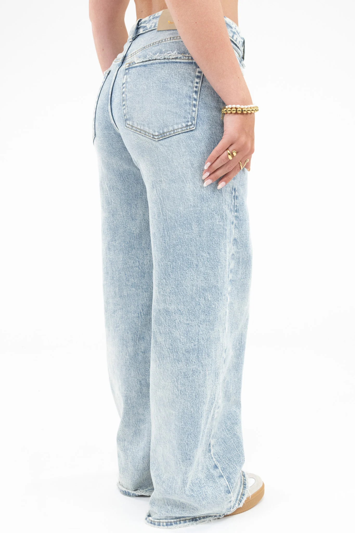 Basic Fold Over Jeans - Image 12