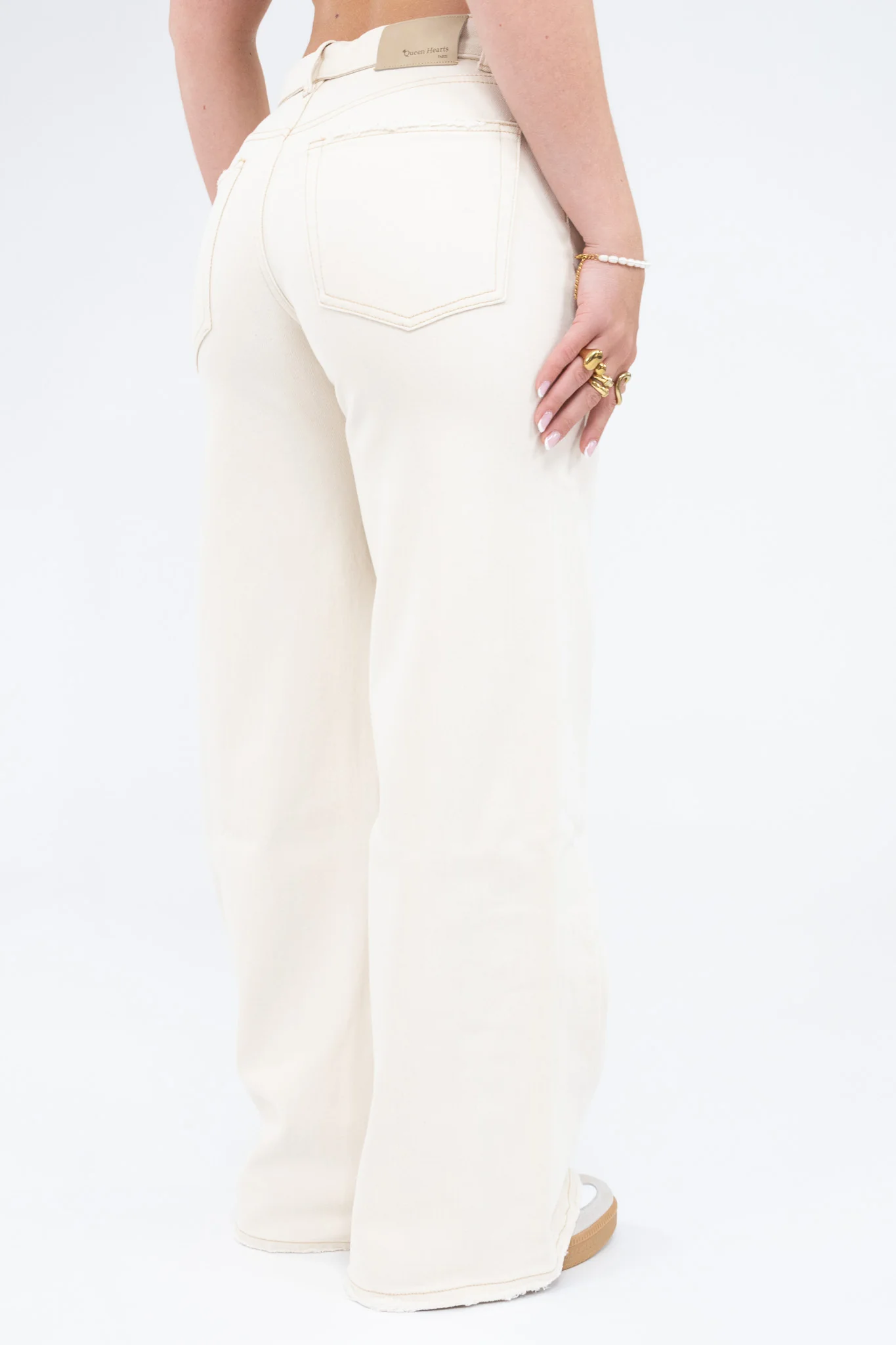 Basic Fold Over Jeans - Image 8