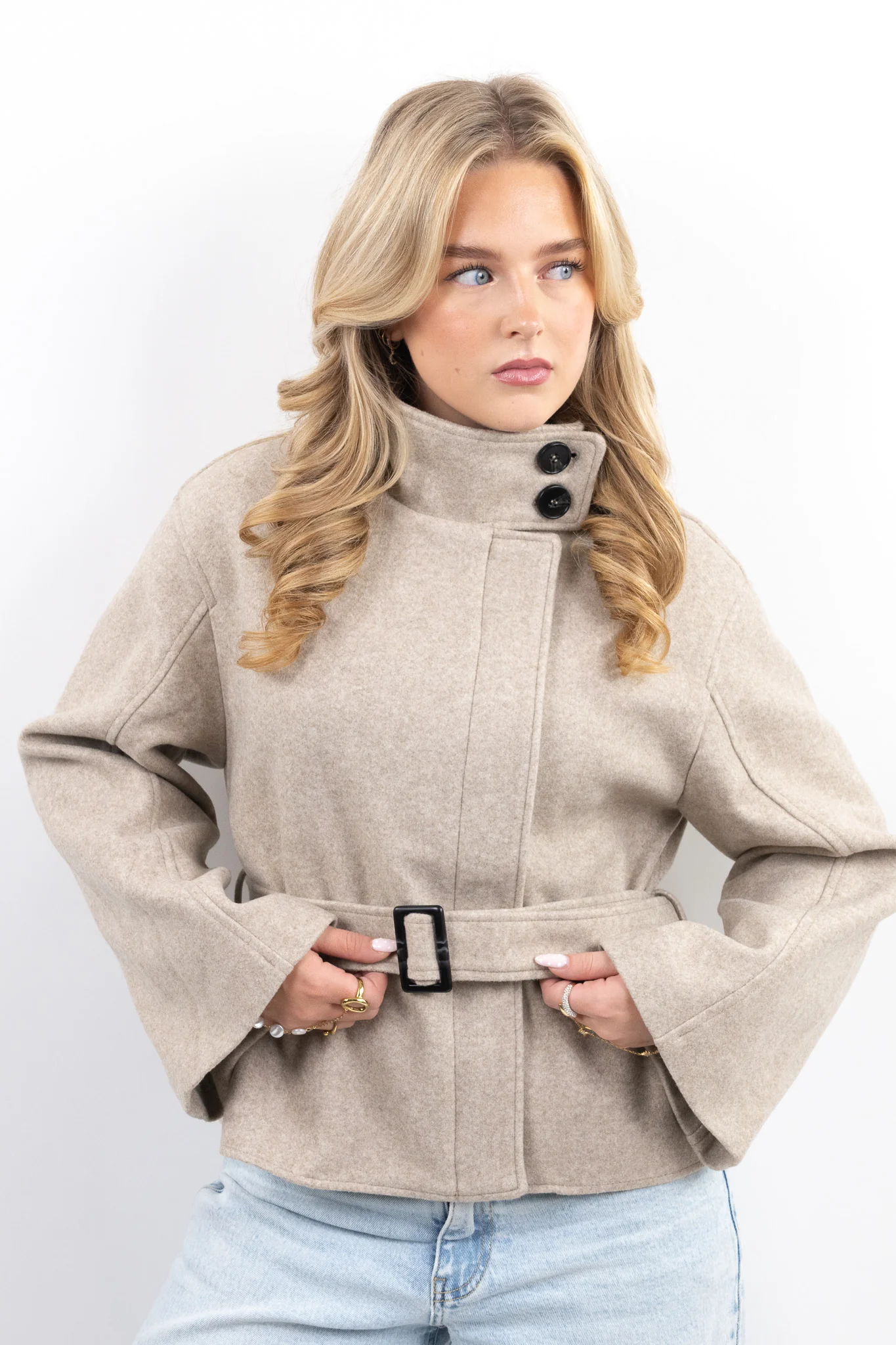 Belted Wool Jacket - Image 6