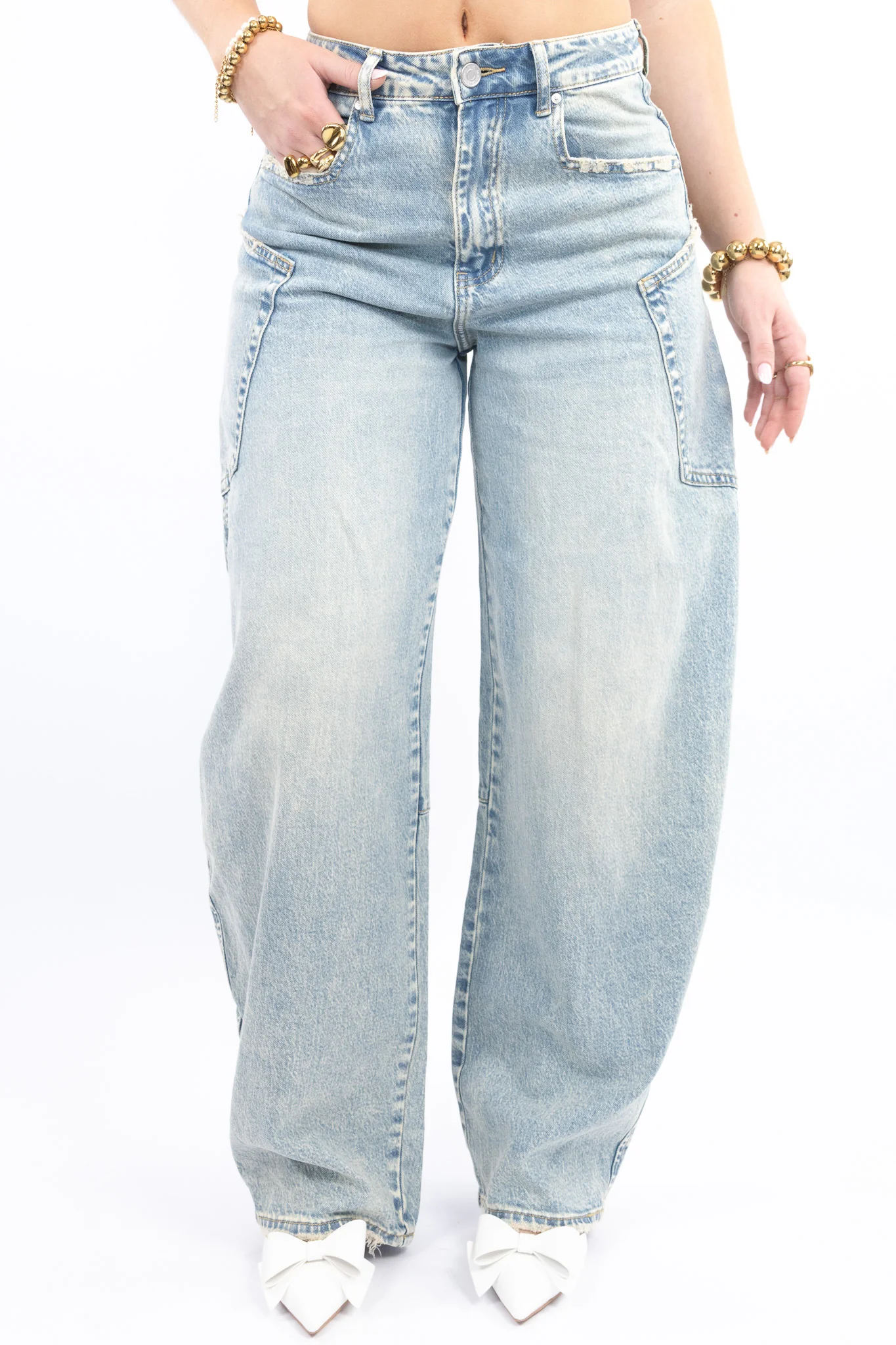 Brooklyn Cargo Balloon Jeans - Image 15