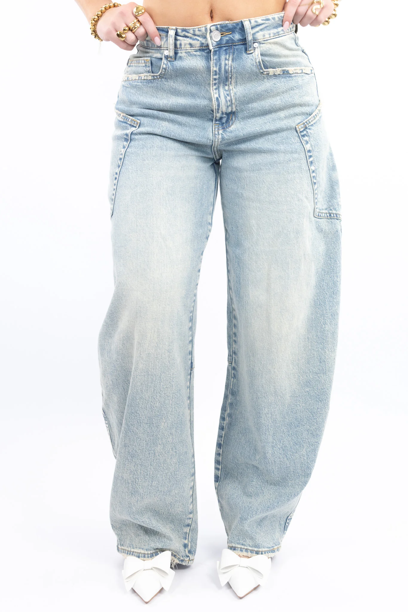 Brooklyn Cargo Balloon Jeans - Image 16