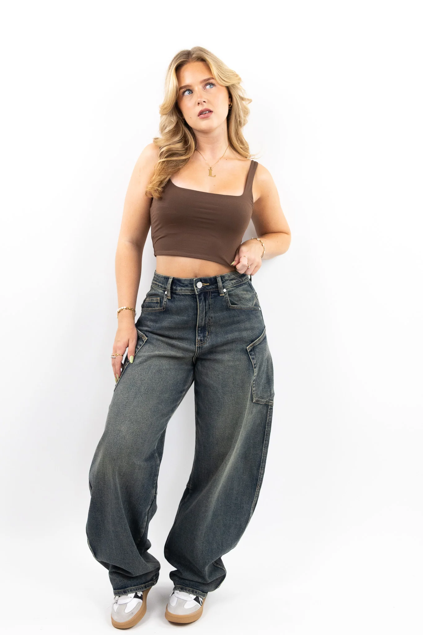 Brooklyn Cargo Balloon Jeans - Image 35