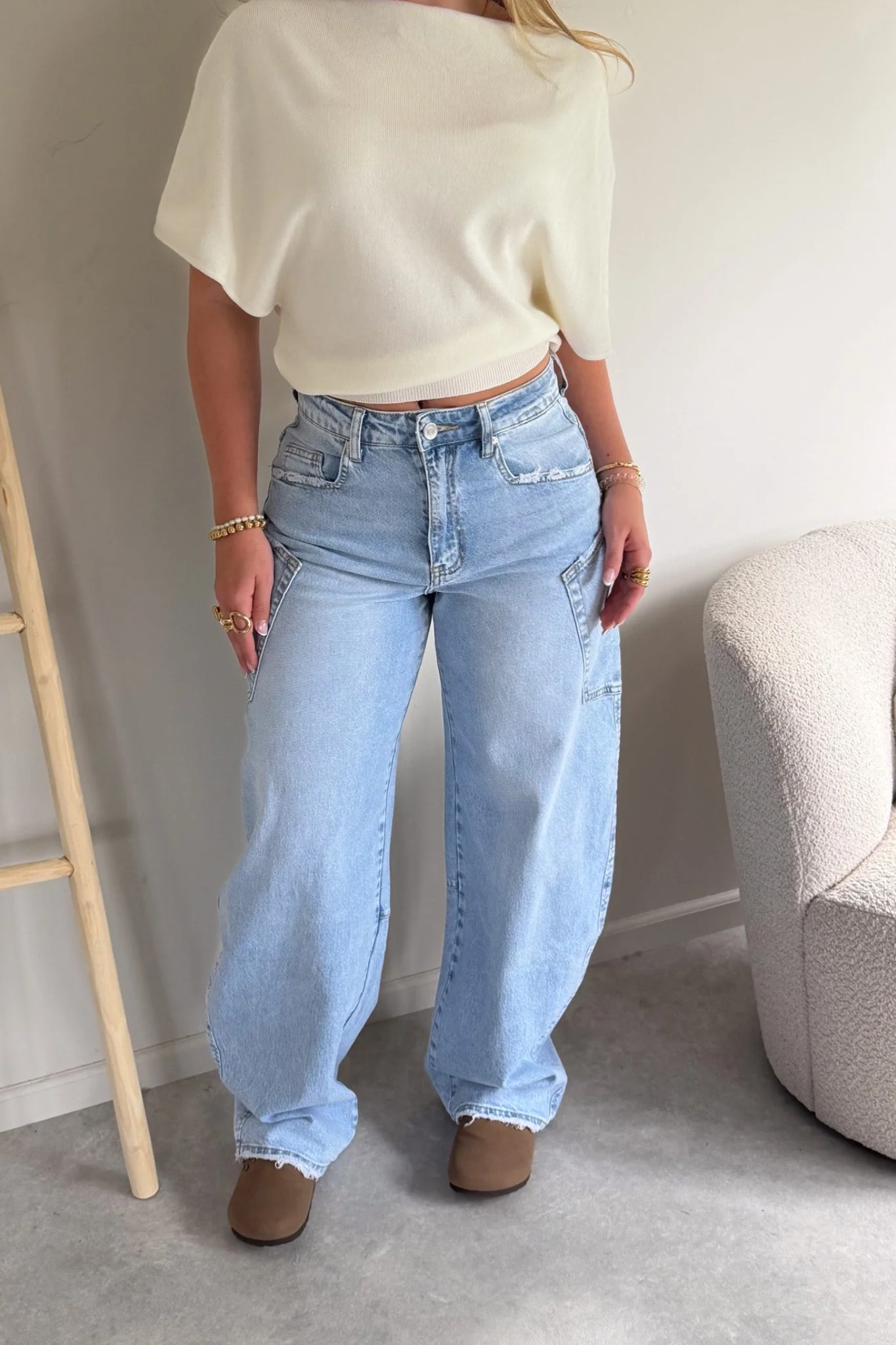 Brooklyn Cargo Balloon Jeans - Image 5