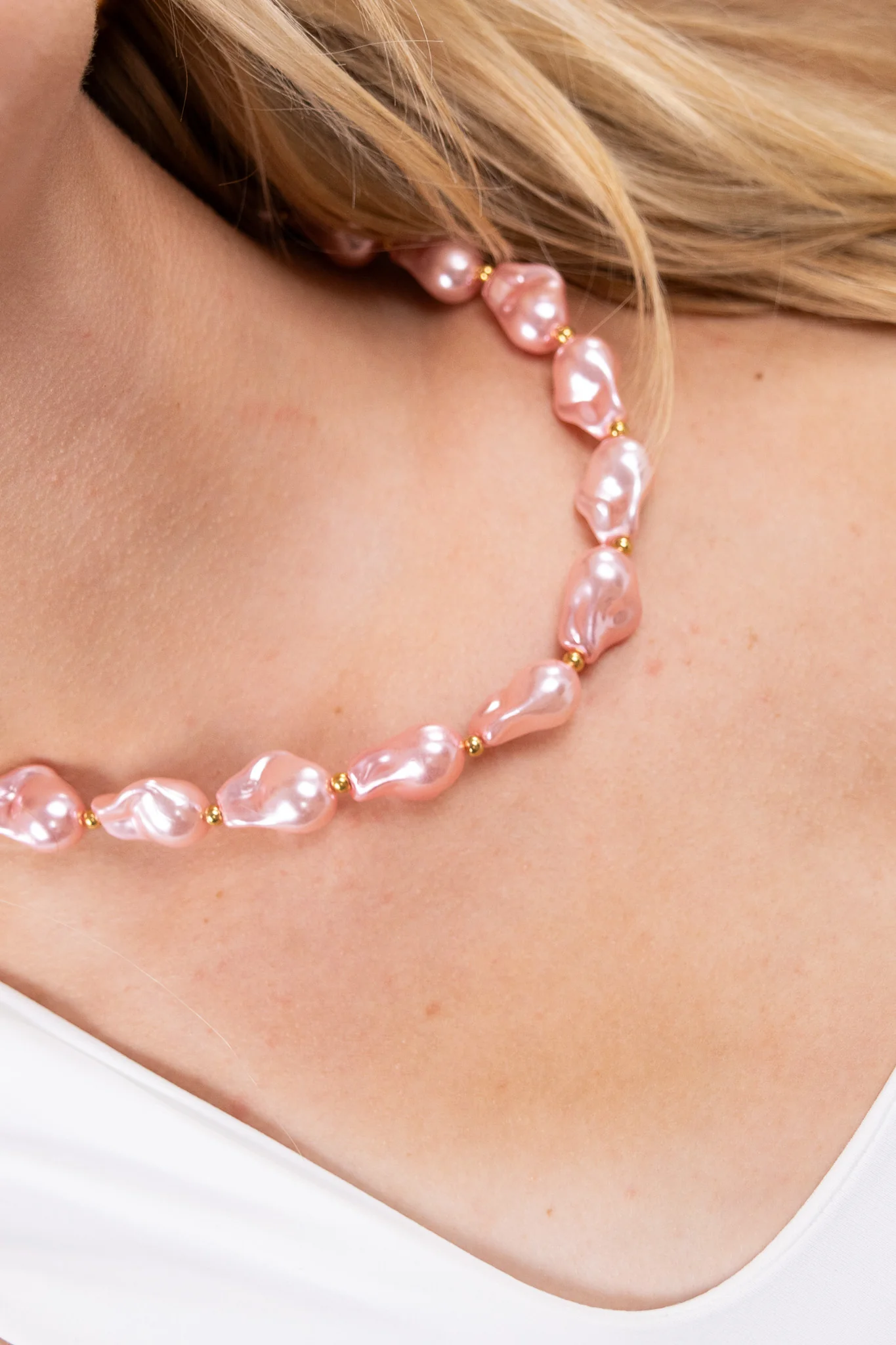 Bubble Pearl Necklace - Image 4
