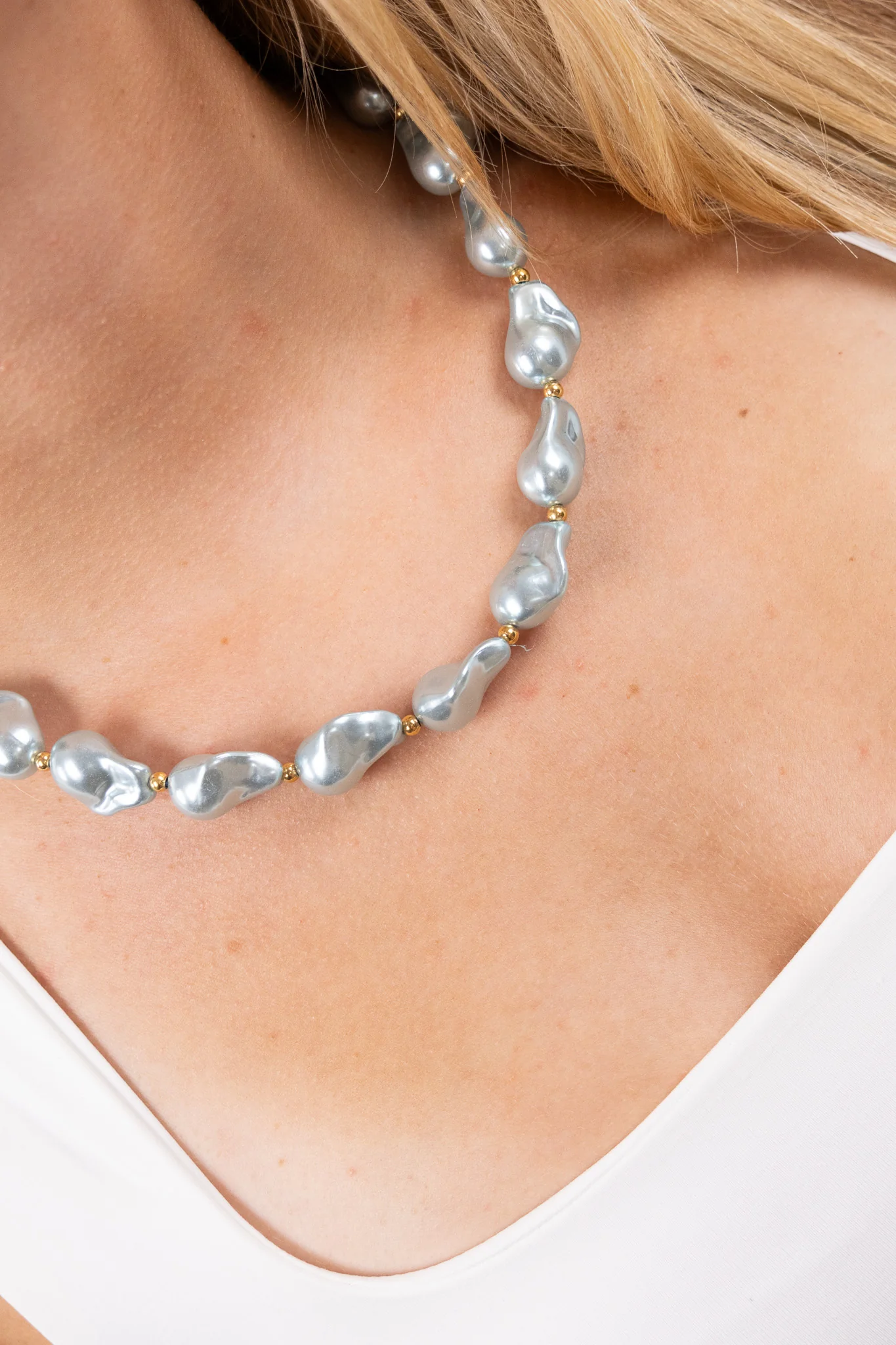 Bubble Pearl Necklace - Image 5