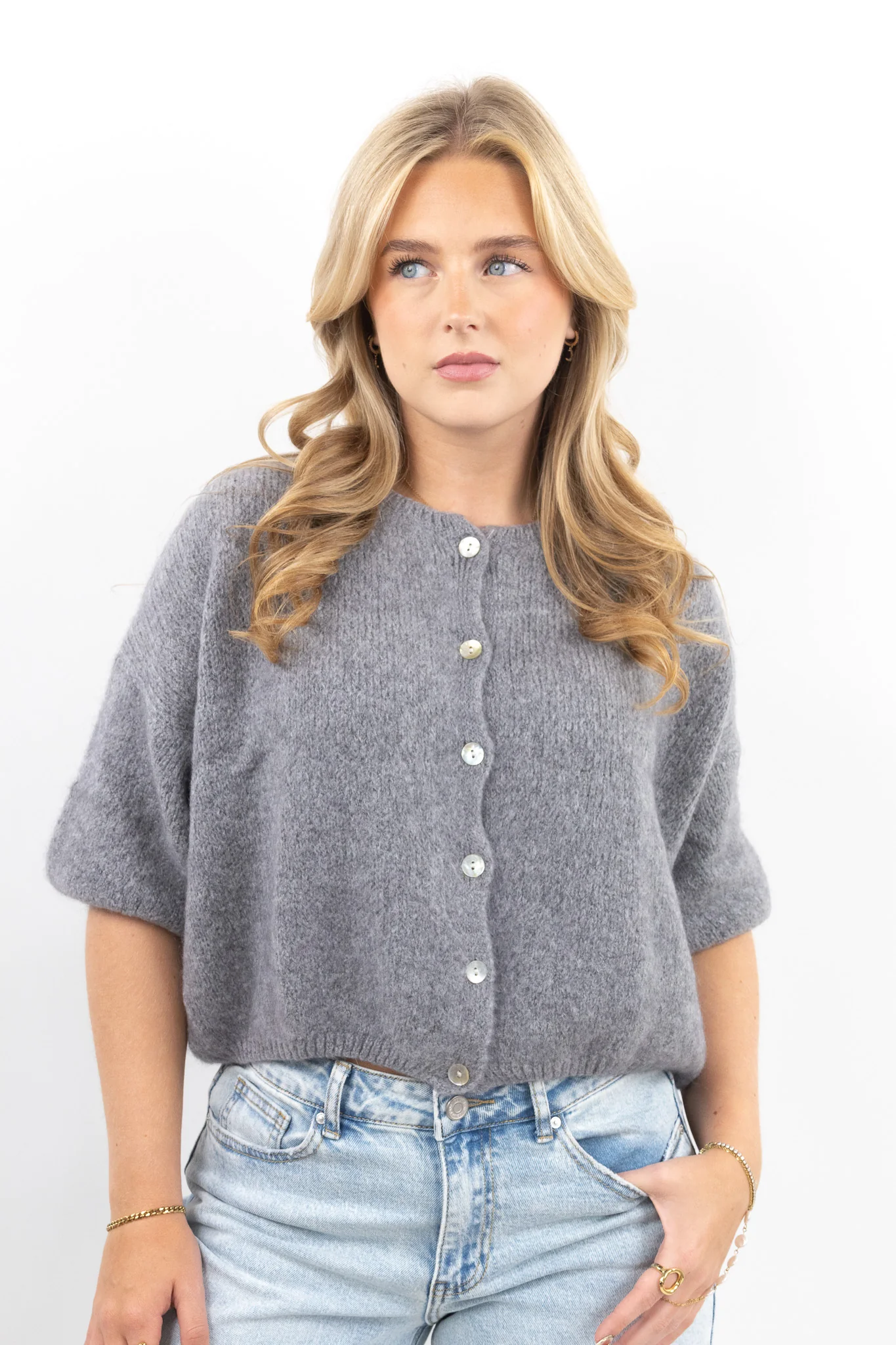 Button Up Knit Cardigan - Image 11