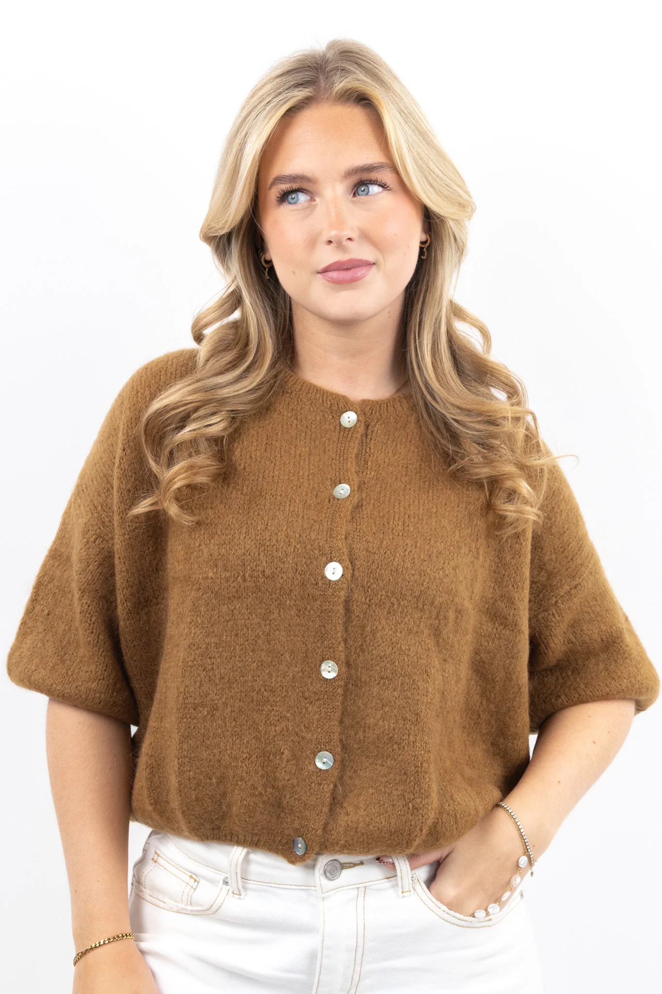 Button Up Knit Cardigan - Image 3