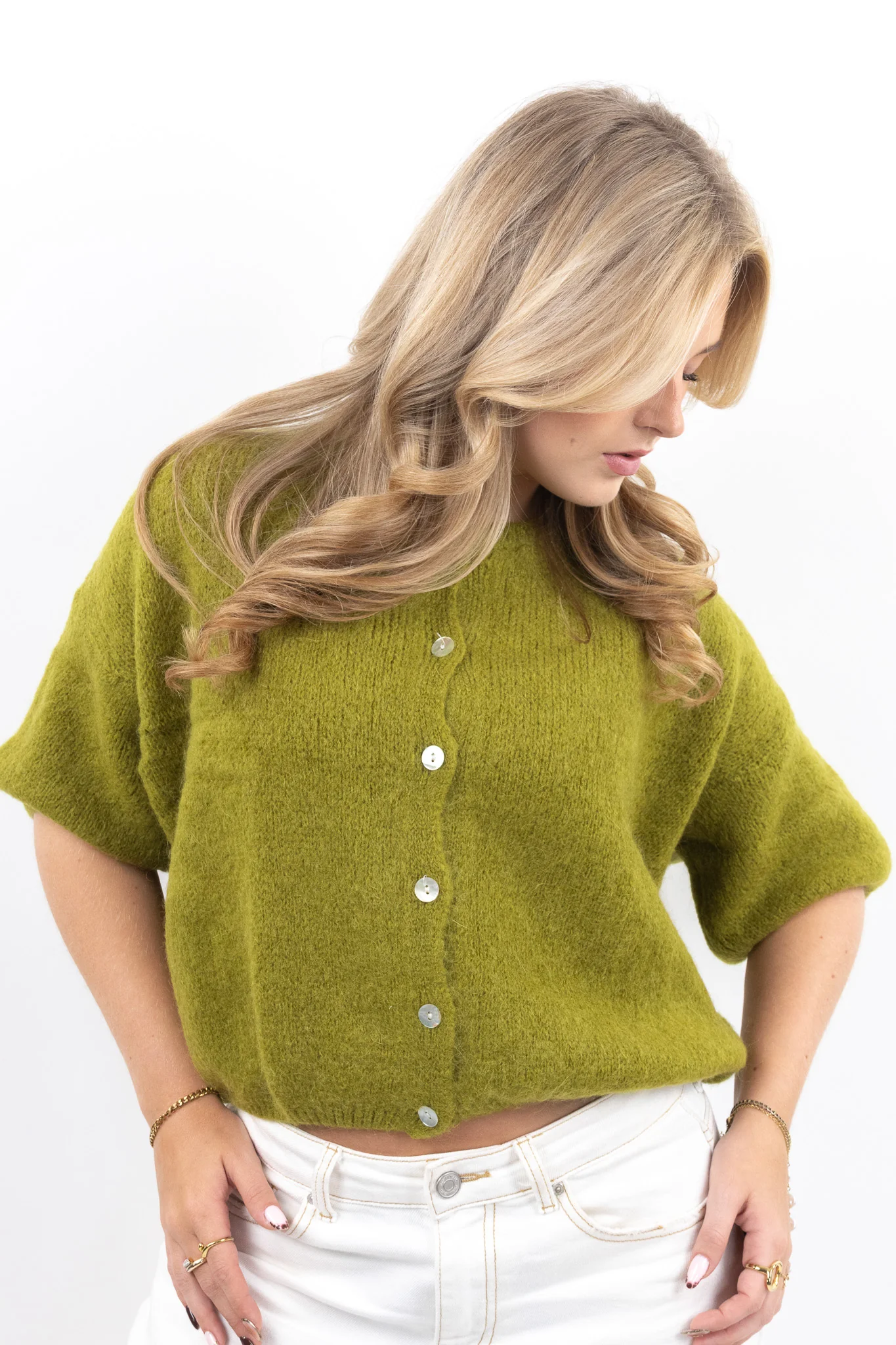 Button Up Knit Cardigan - Image 5