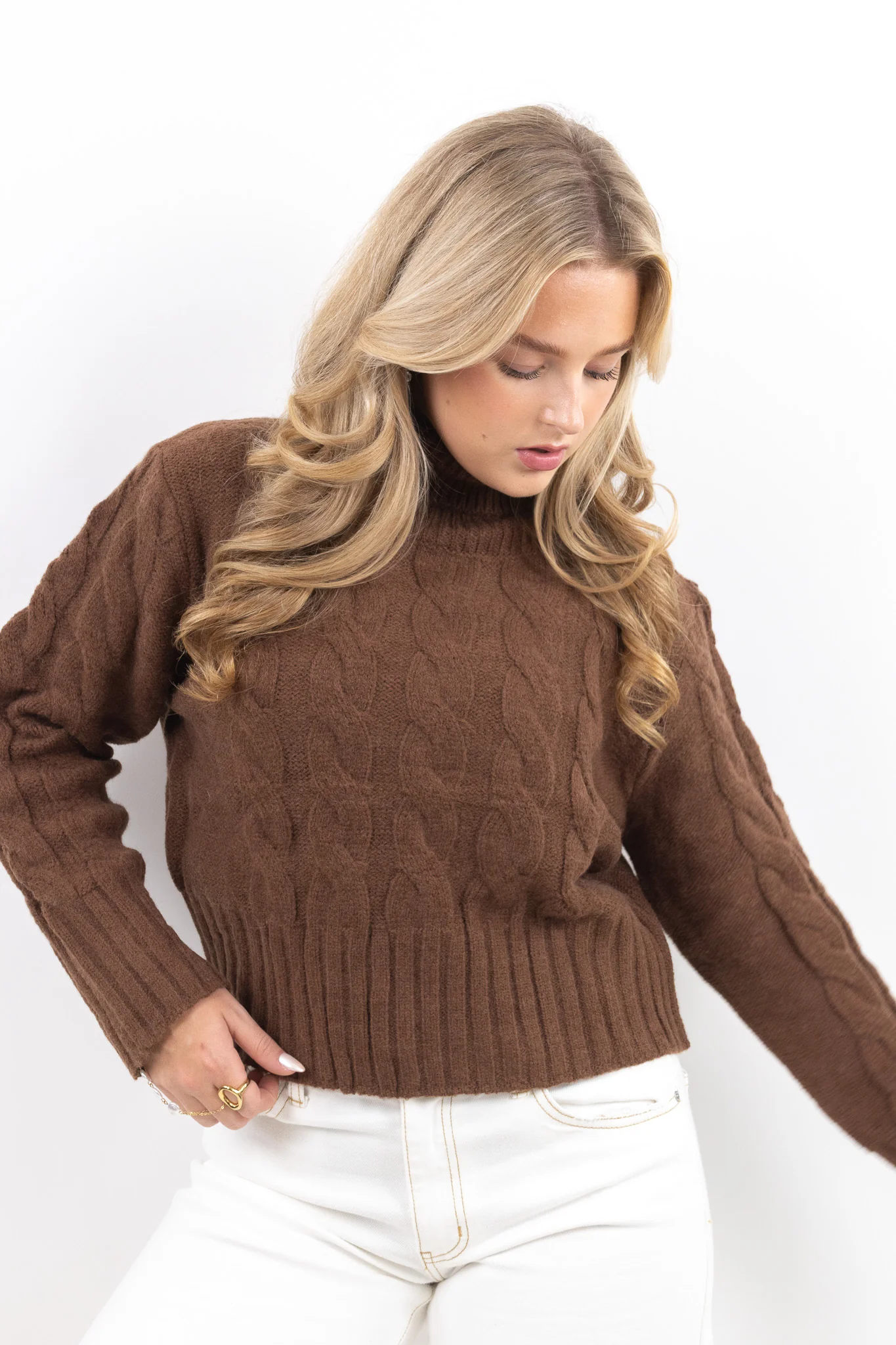 Cable Turtleneck - Image 3