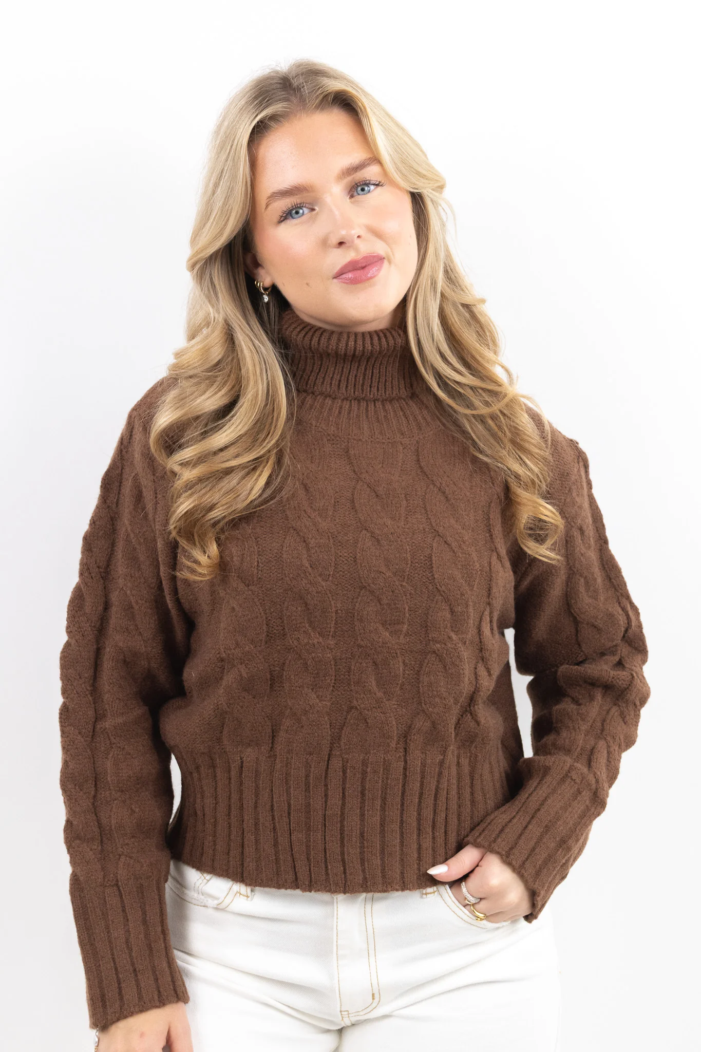 Cable Turtleneck - Image 4
