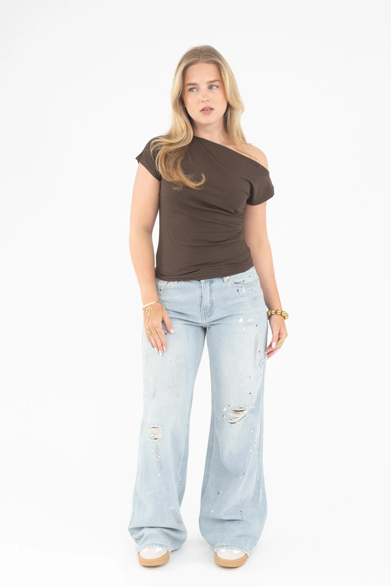 Chic One Shoulder Top - Image 10