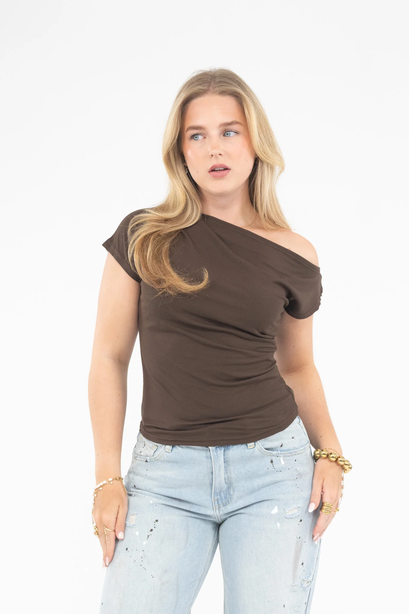 Chic One Shoulder Top - Image 8