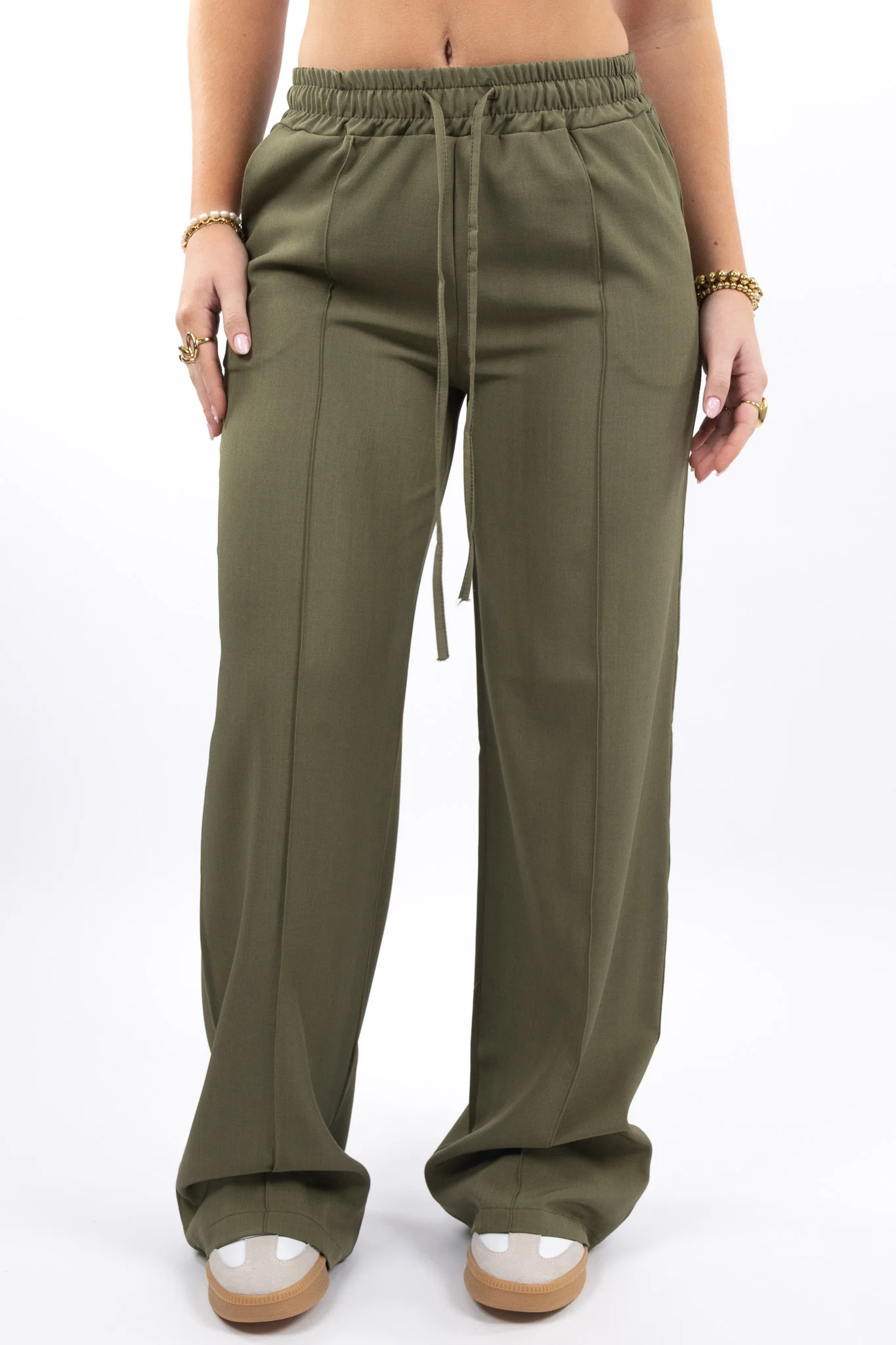 Comfort Fit Wide Leg Pants - Image 12