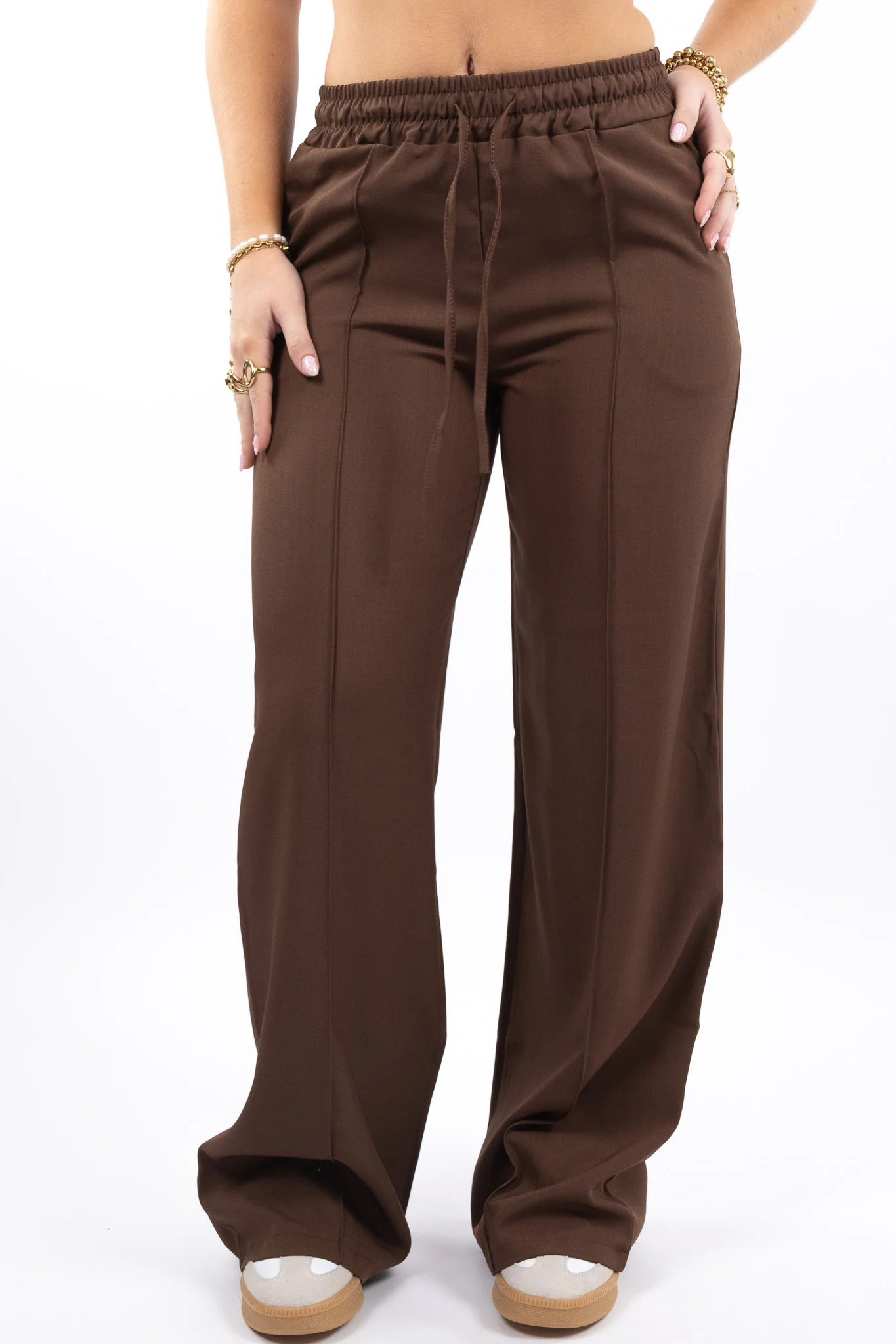 Comfort Fit Wide Leg Pants - Image 13
