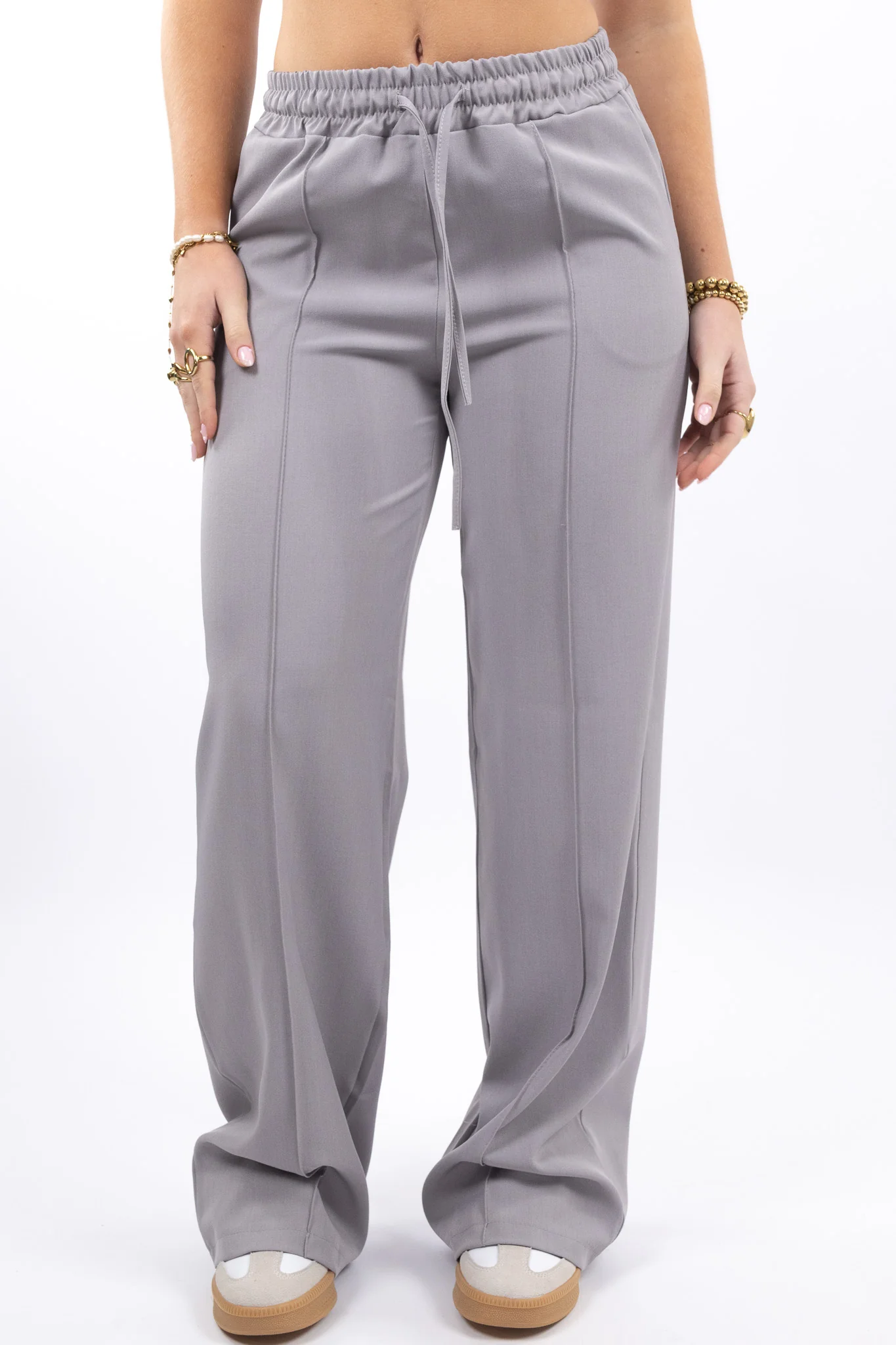 Comfort Fit Wide Leg Pants - Image 8