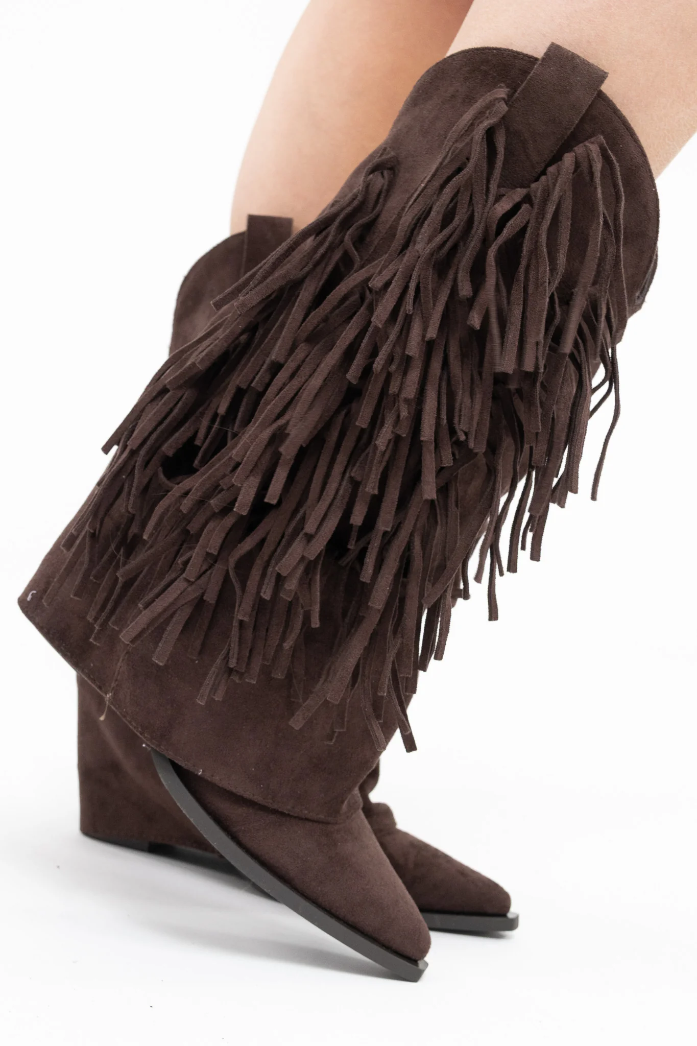 Cowboy Fringe Boots - Image 8