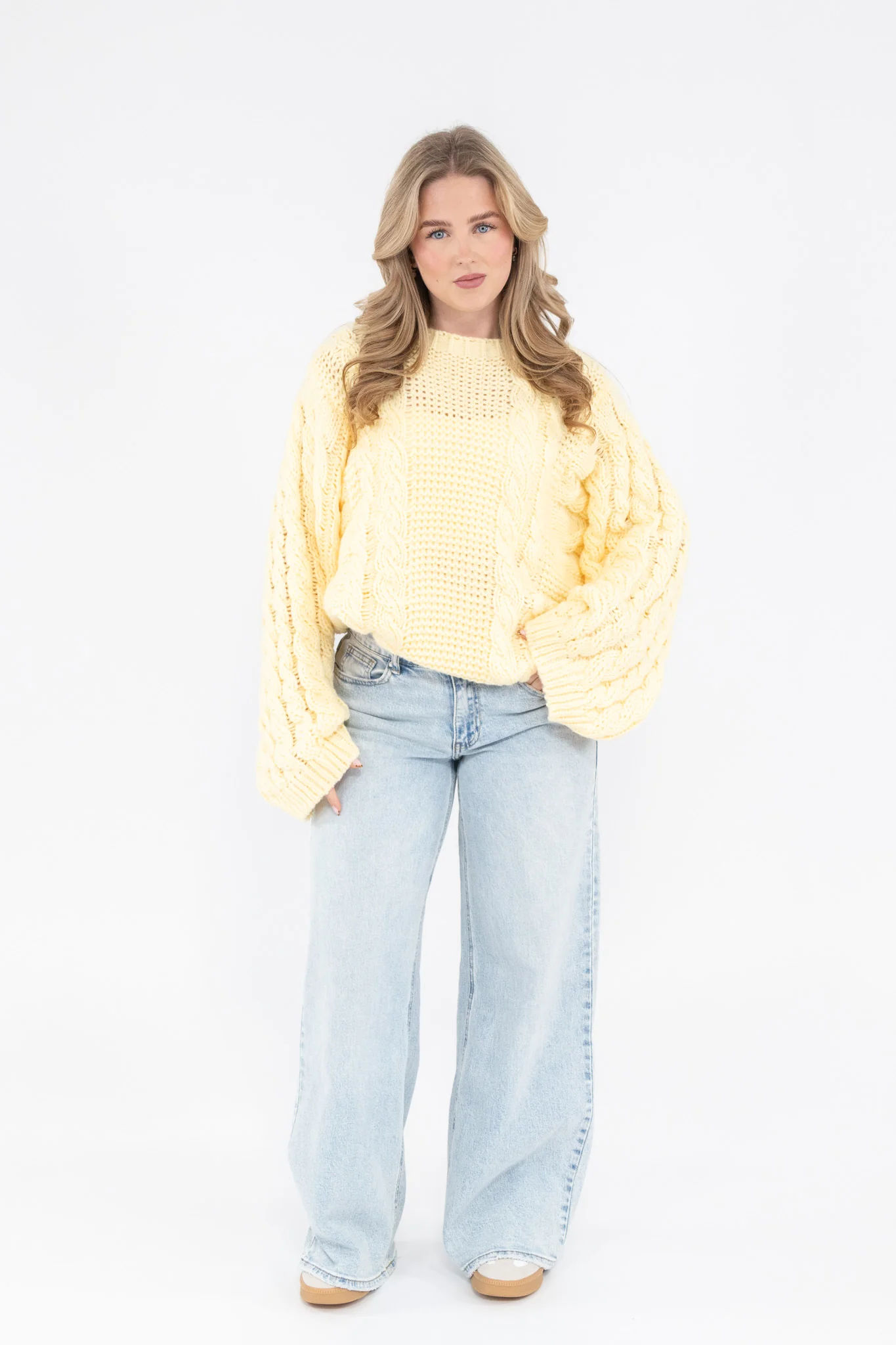 Cozy Cable Knit Sweater - Image 2