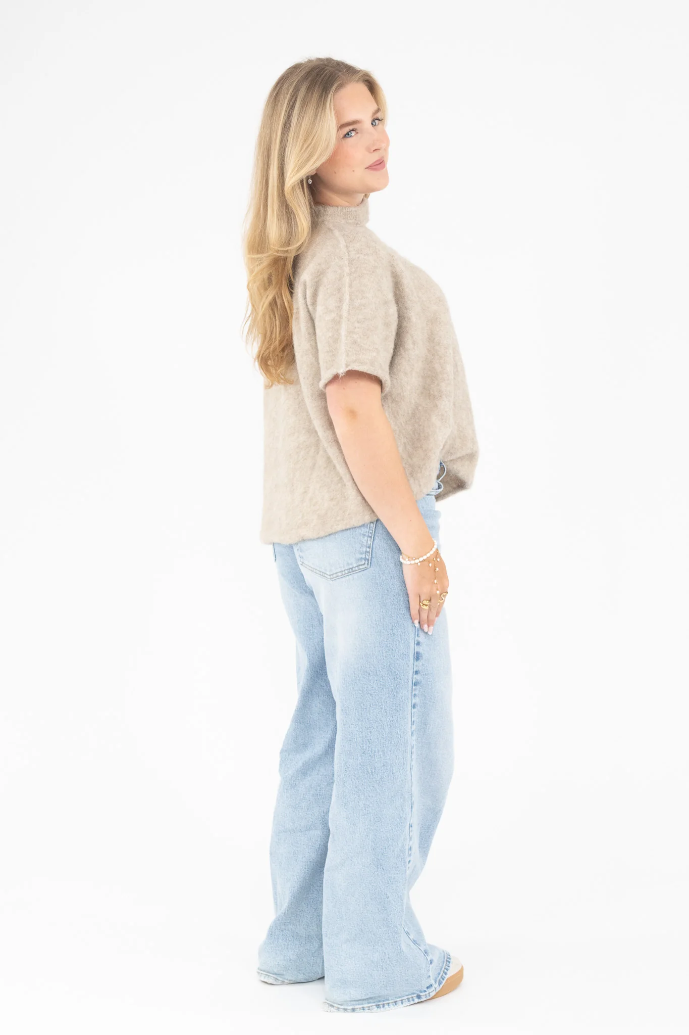 Cut Out Shoulder Knit - Image 3