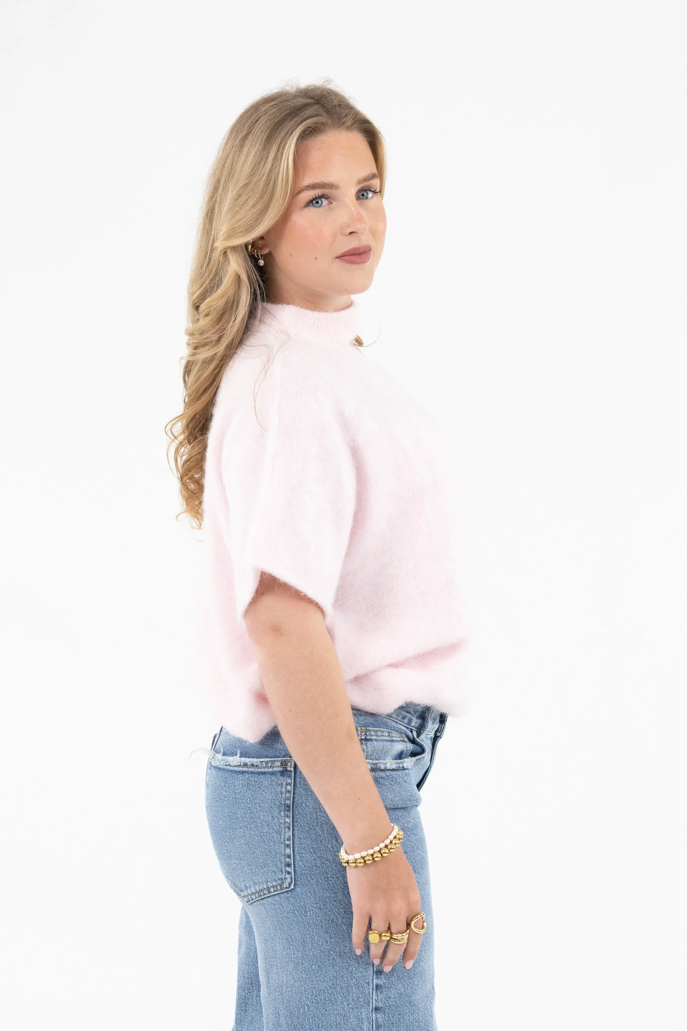 Cut Out Shoulder Knit - Image 30