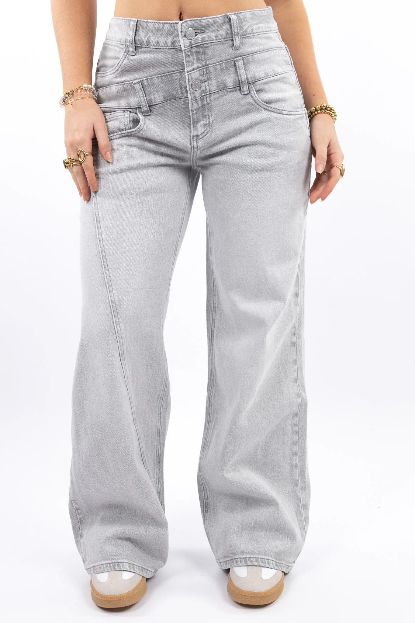 Double Waist Jeans - Image 17