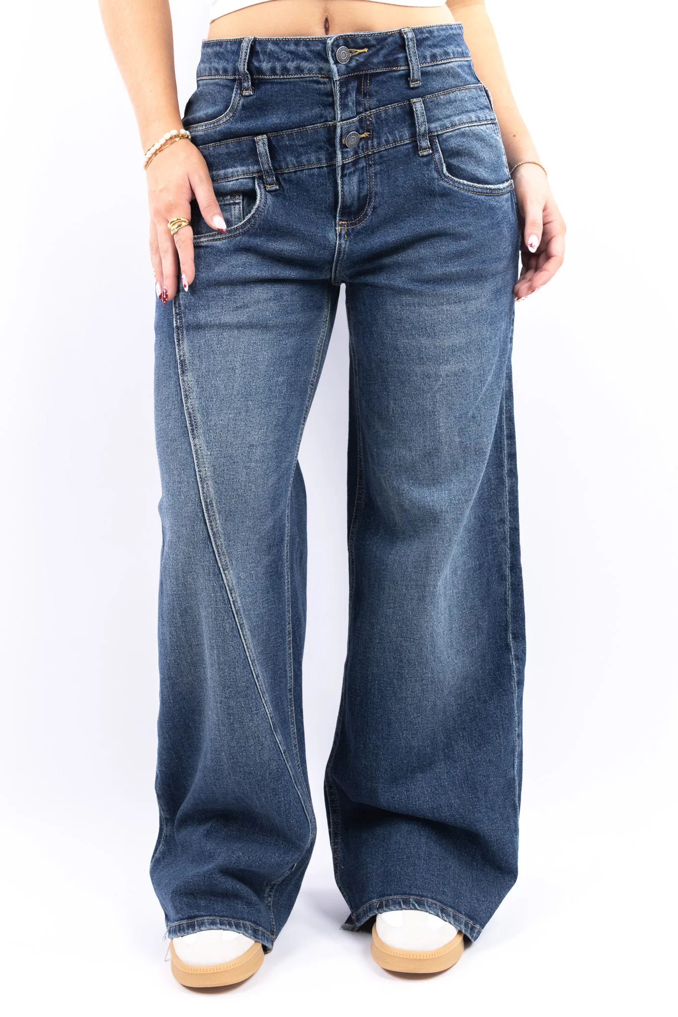 Double Waist Jeans - Image 23