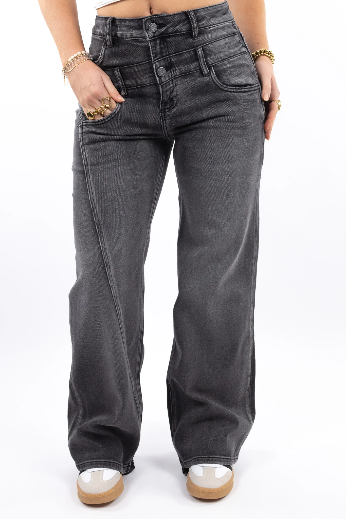 Double Waist Jeans - Image 5