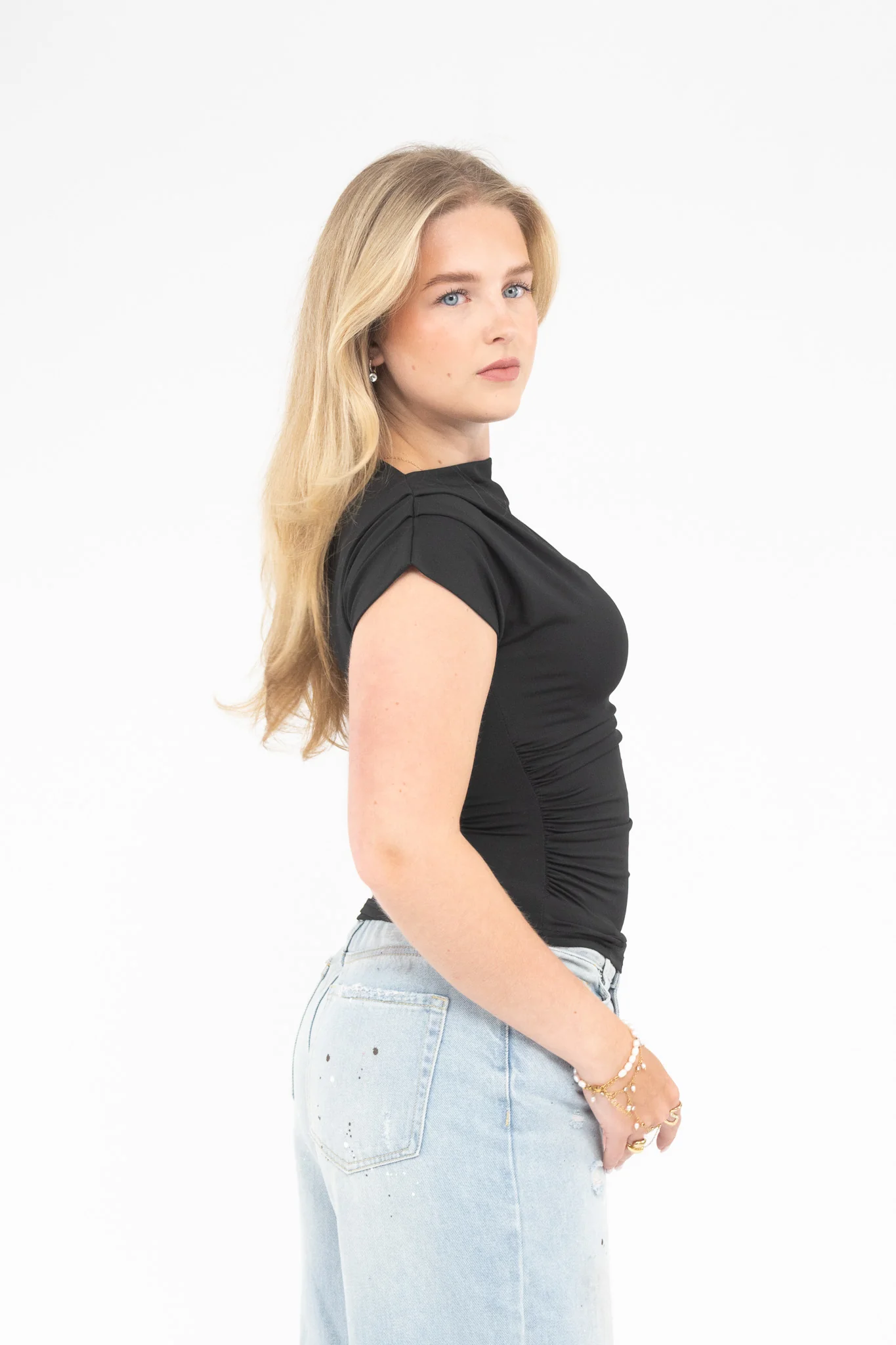 Fitted Ruched Top - Image 4