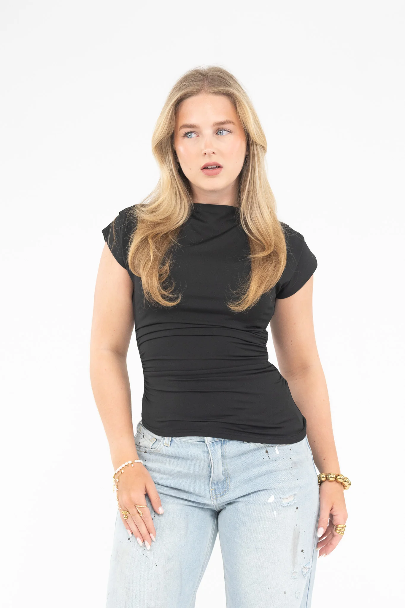 Fitted Ruched Top - Image 5