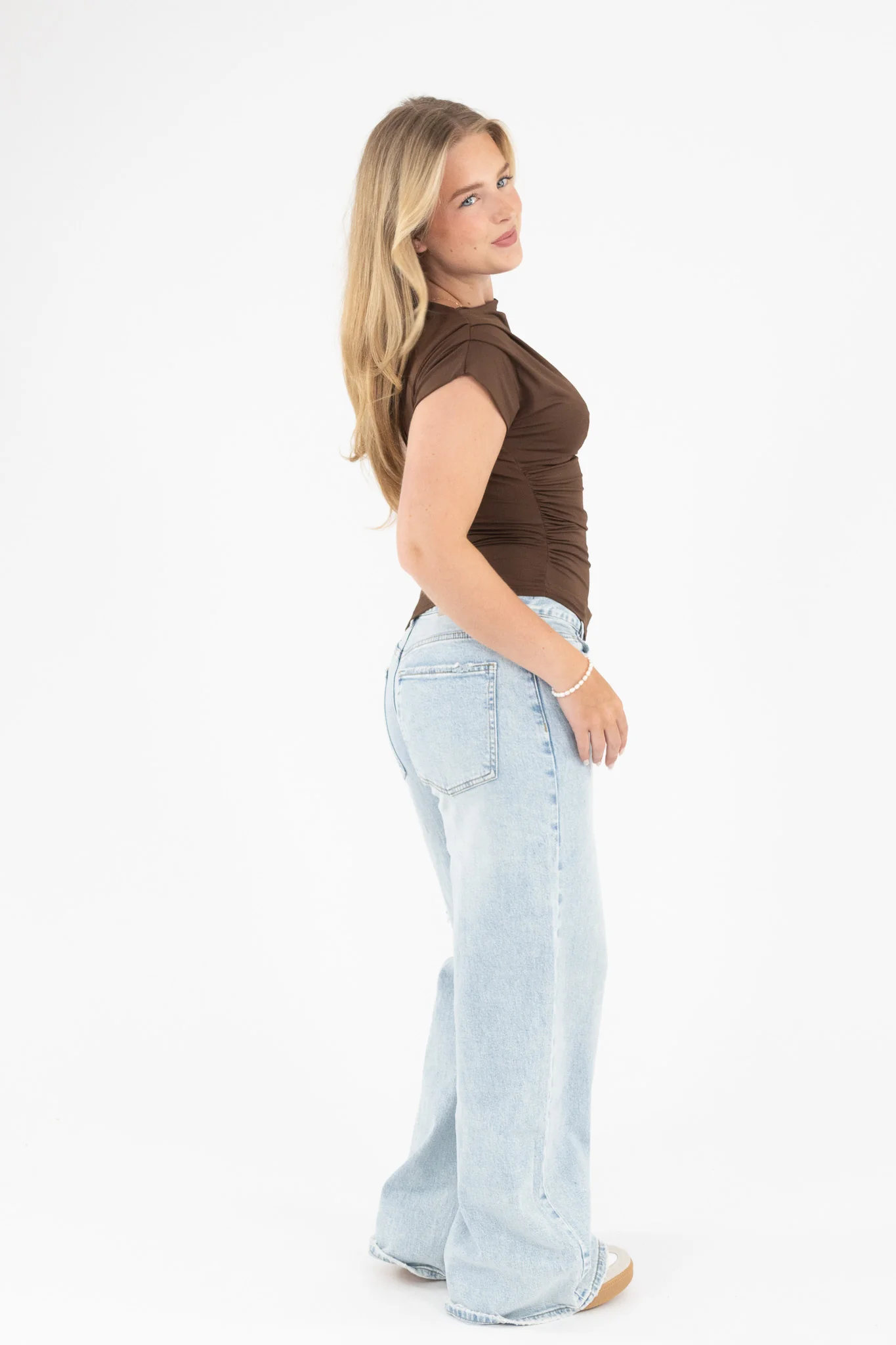 Fitted Ruched Top - Image 8