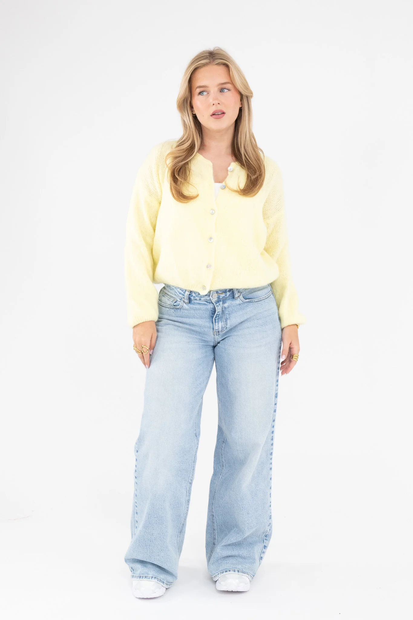 Fluffy Knit Cardigan - Image 10