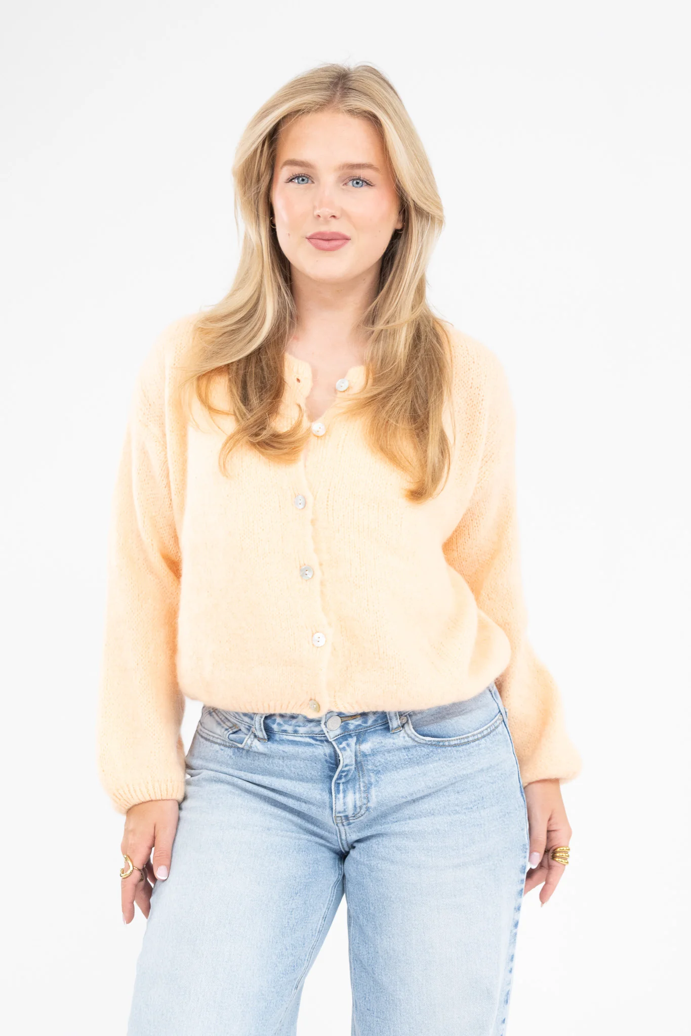 Fluffy Knit Cardigan - Image 13