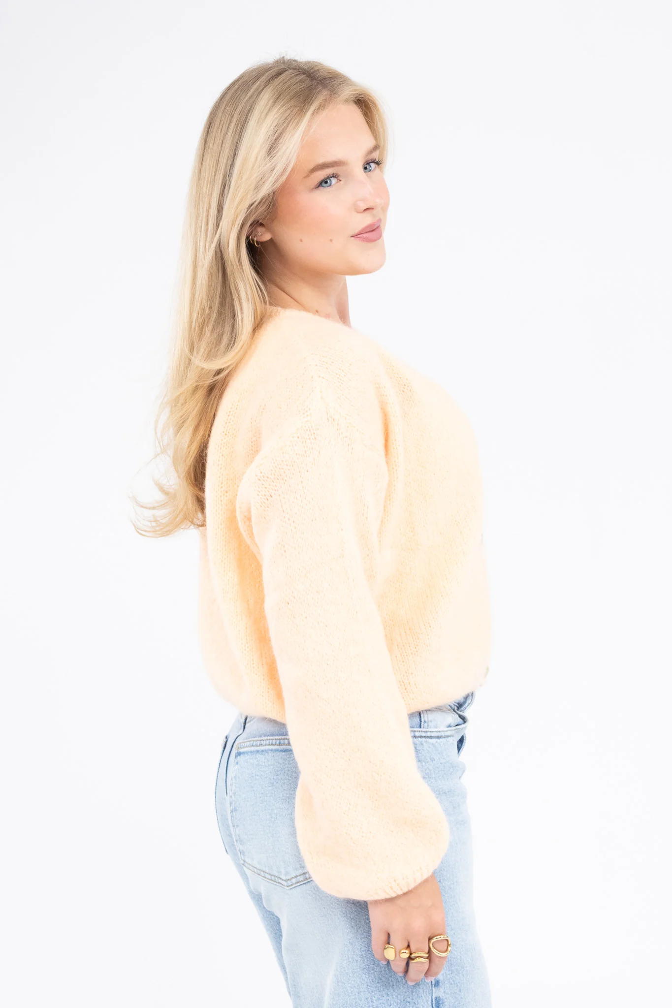 Fluffy Knit Cardigan - Image 14