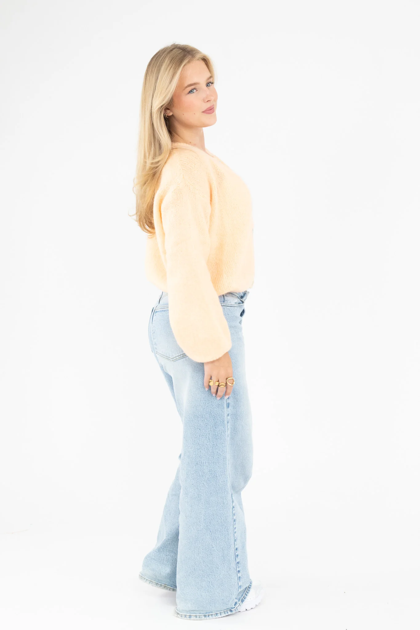 Fluffy Knit Cardigan - Image 15