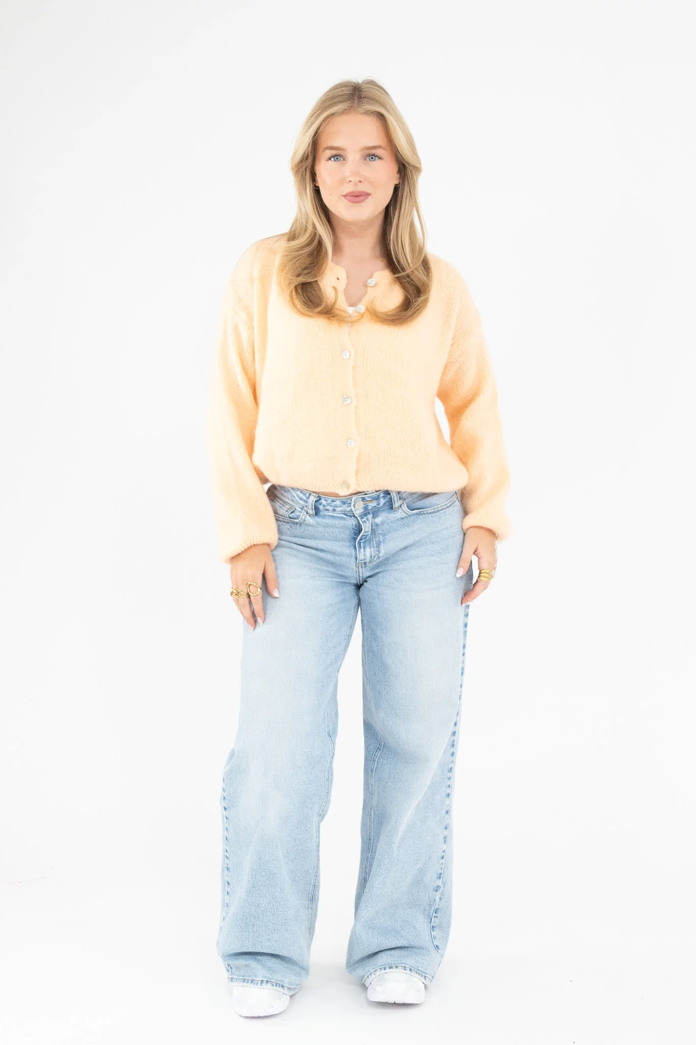 Fluffy Knit Cardigan - Image 16