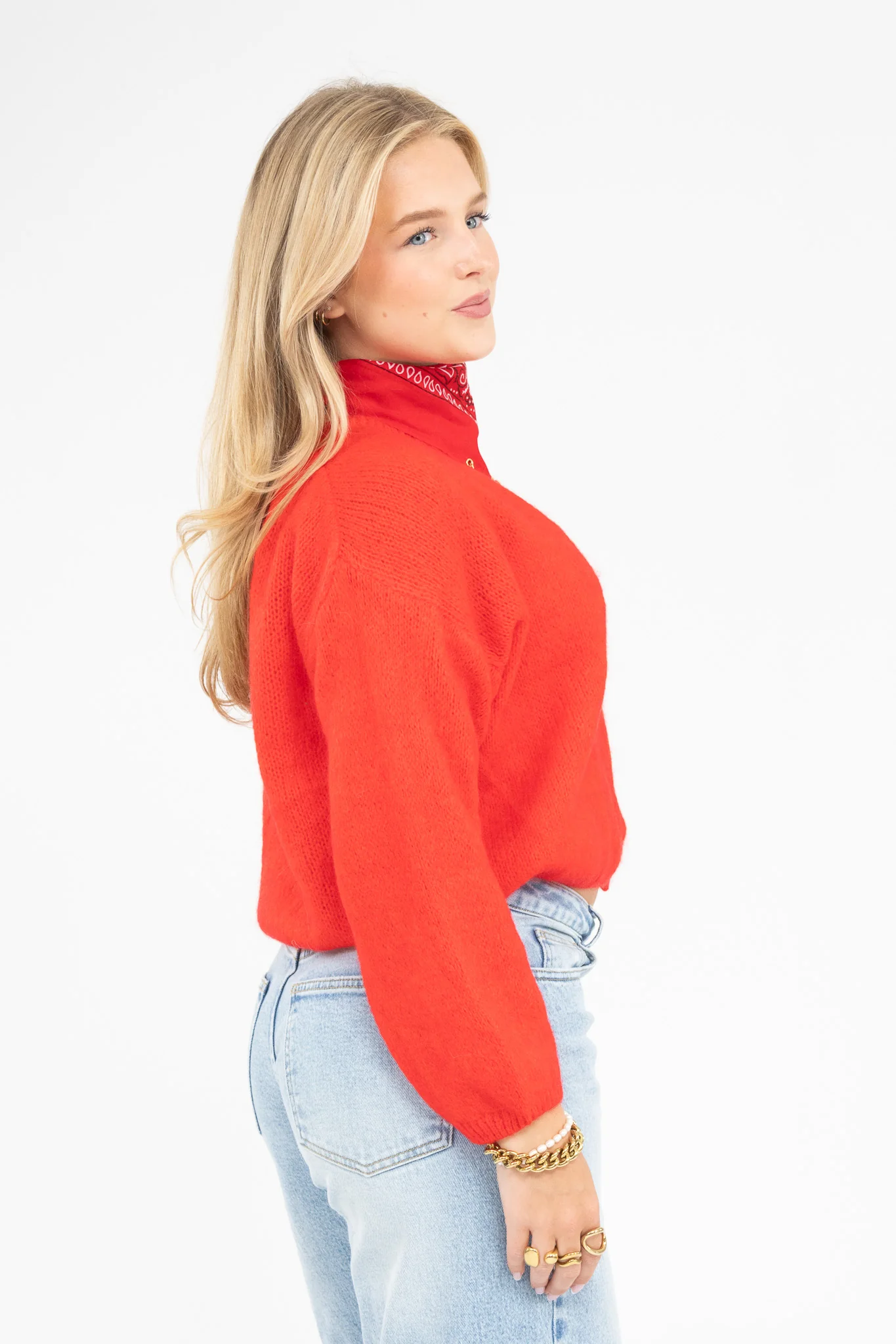 Fluffy Knit Cardigan - Image 5