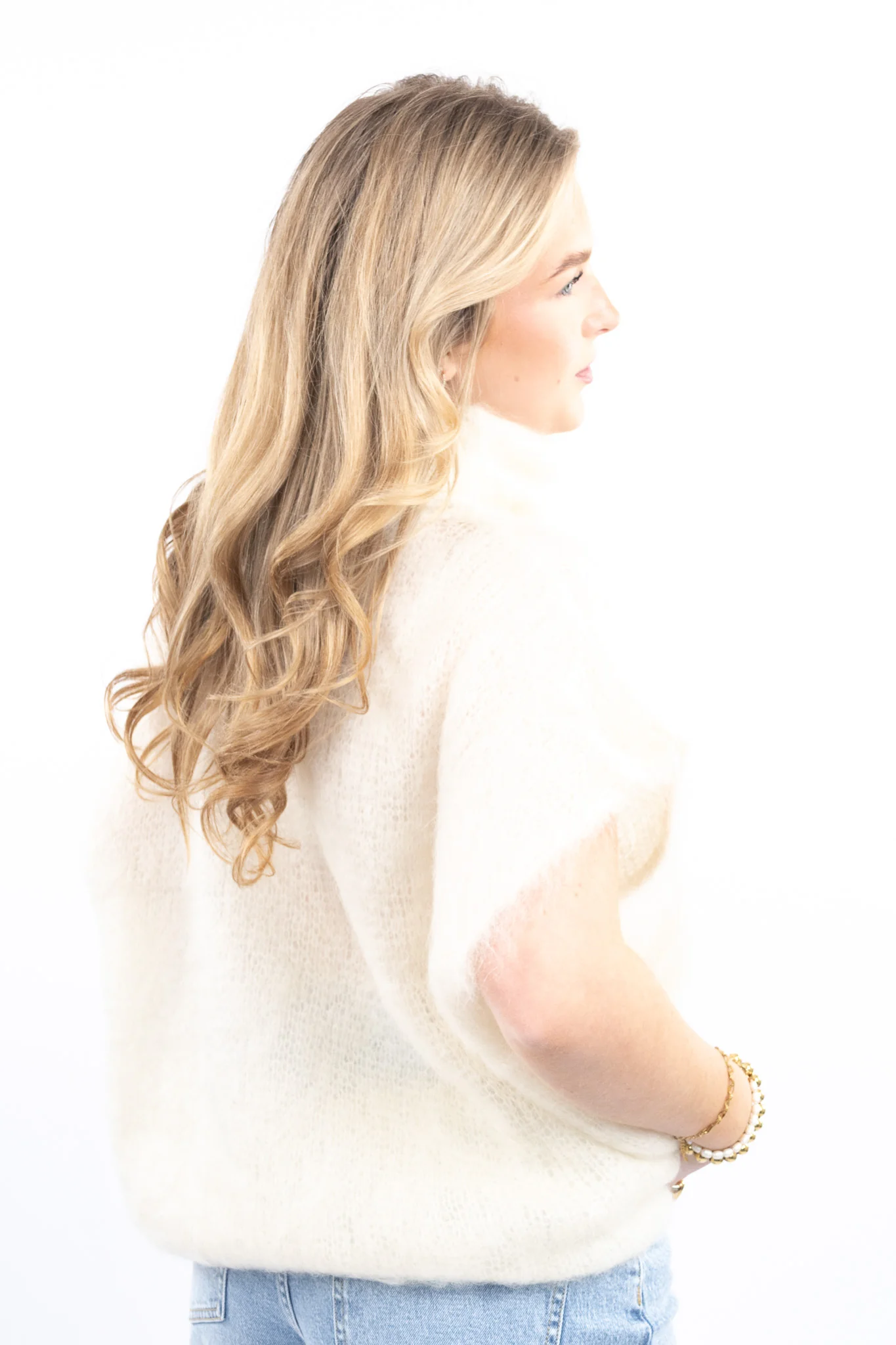 Fluffy Mohair Knit Top - Image 8