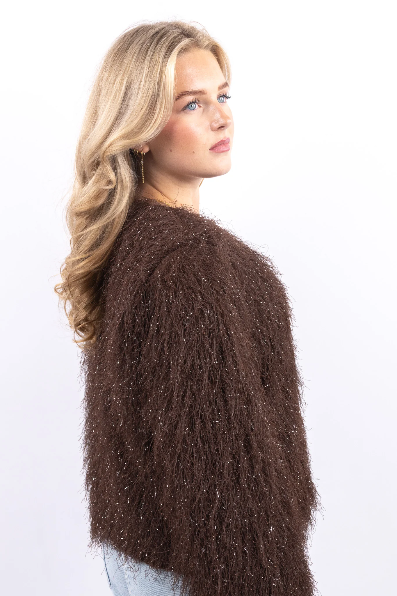 Fuzzy Glitter Jacket - Image 2