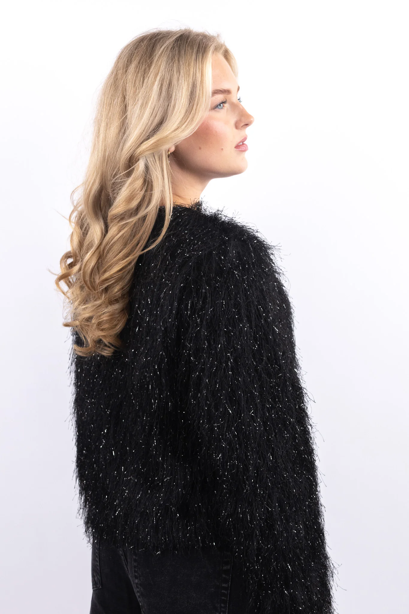 Fuzzy Glitter Jacket - Image 6