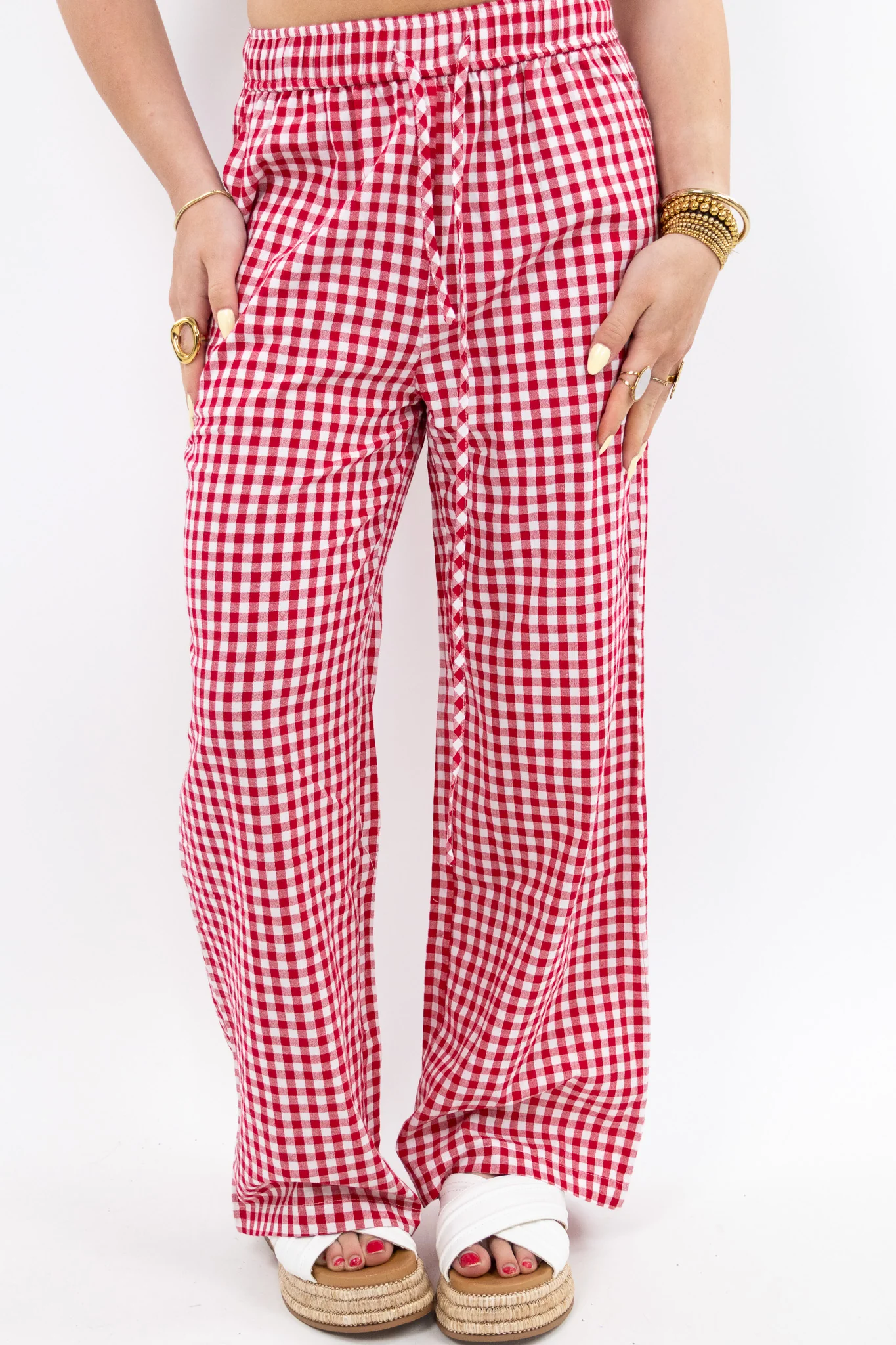 Gingham pants Petite - Image 4