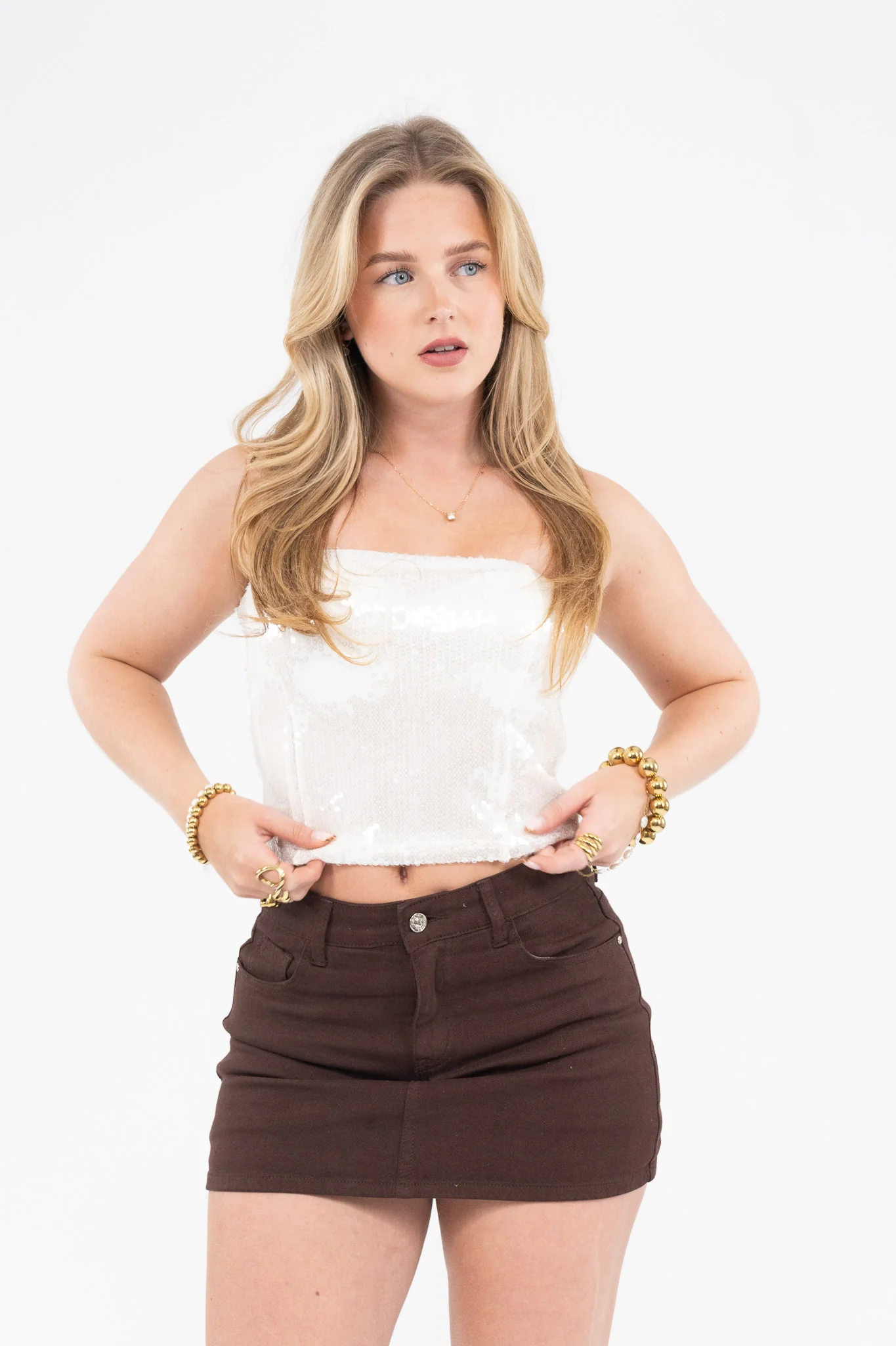 Glitter Bandeau Top - Image 14