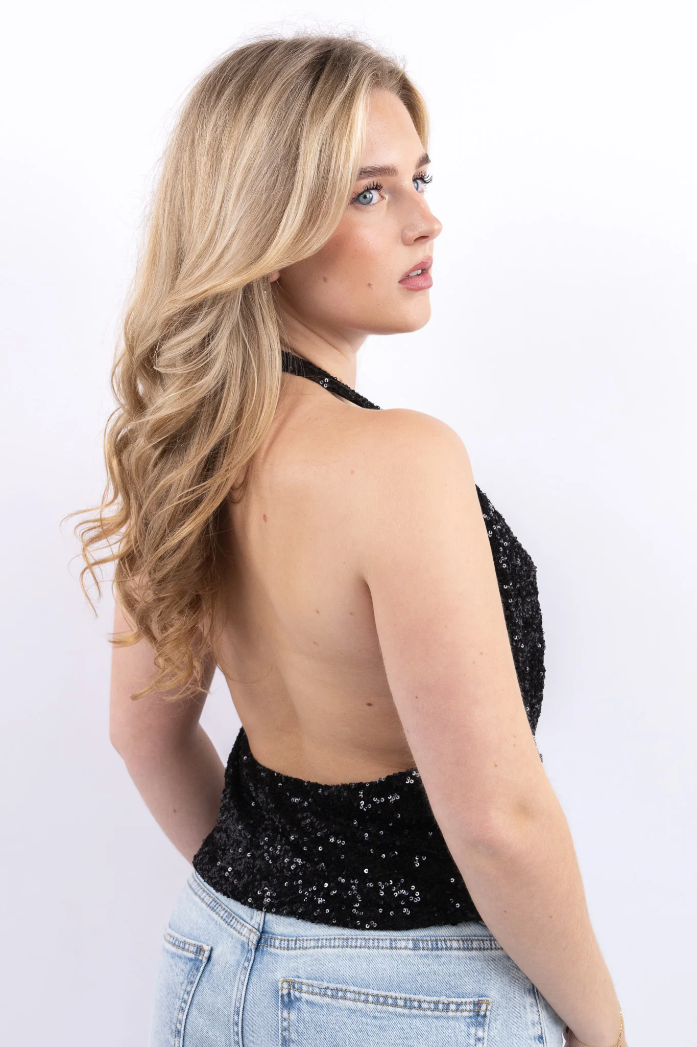 Glitter Cowl Top - Image 5