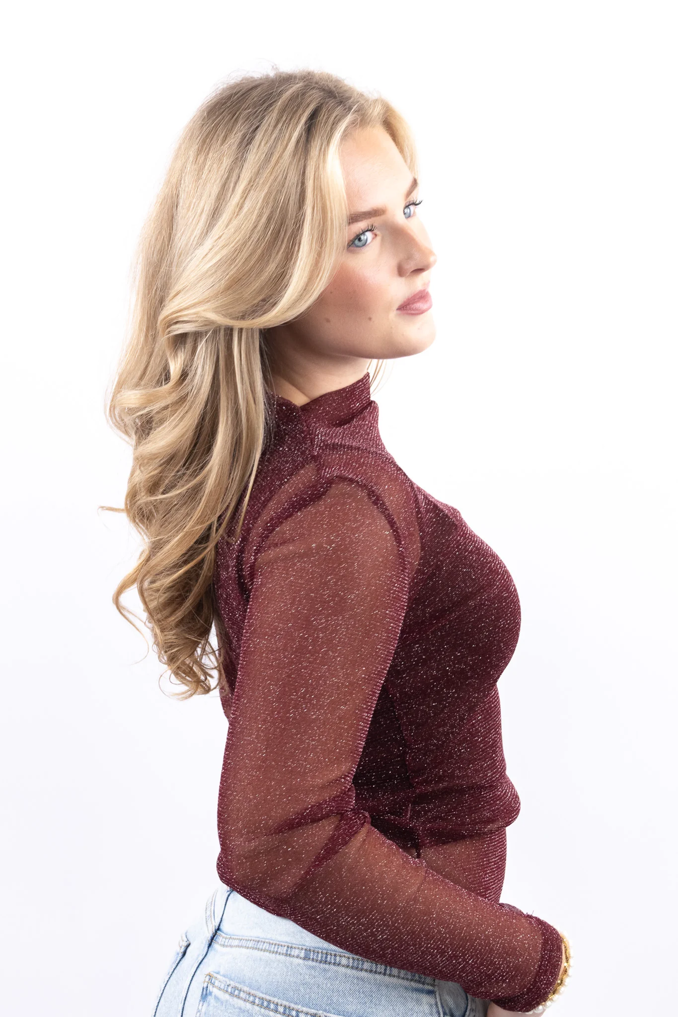 Glitter Mesh Top - Image 3