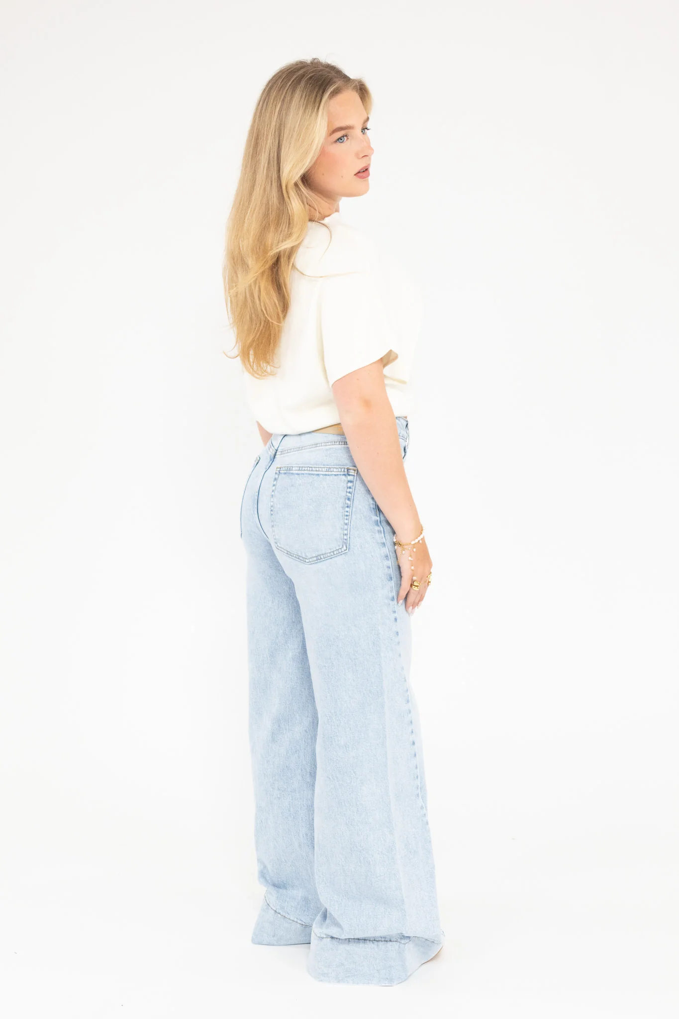Harper Wide Leg Jeans - Image 5