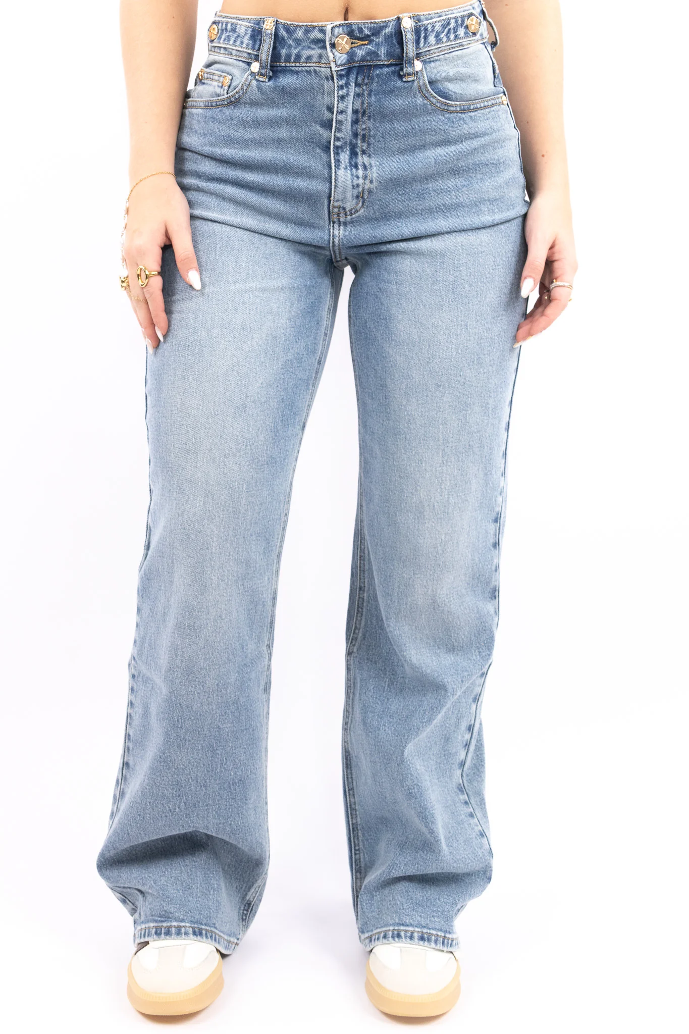 High Waist Wide Leg Jeans - Image 7