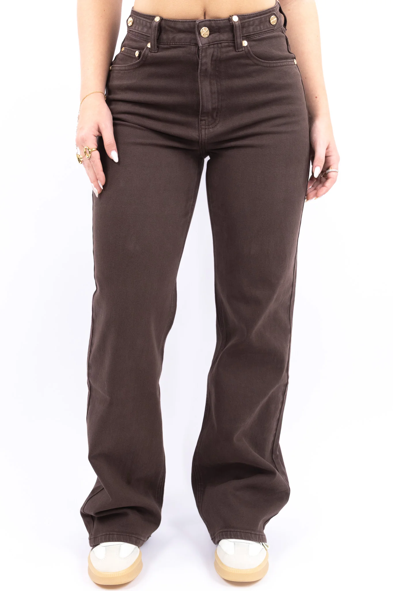 High Waist Wide Leg Jeans - Image 9