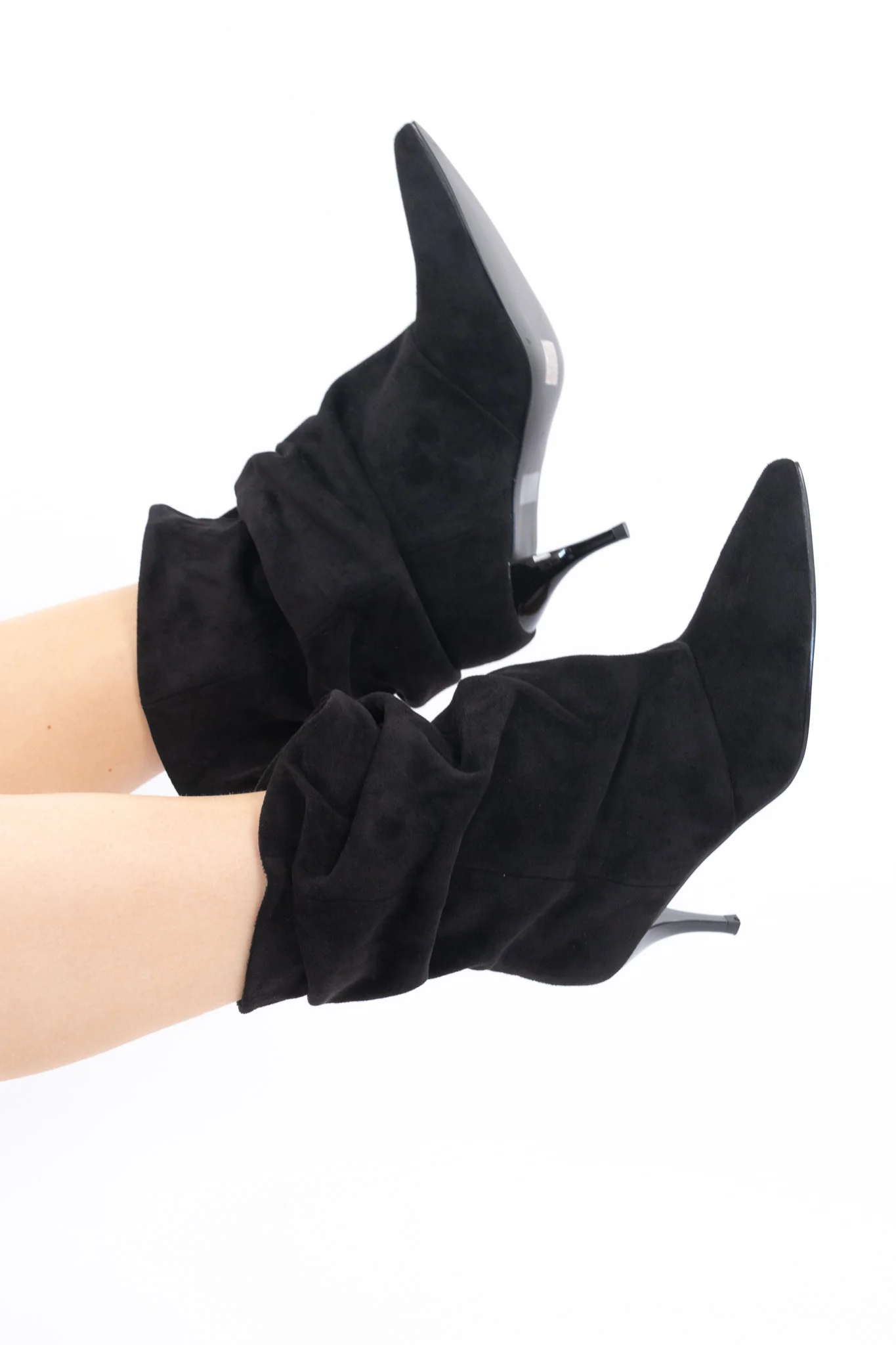 Iconic Suede Slouch Heels - Image 11