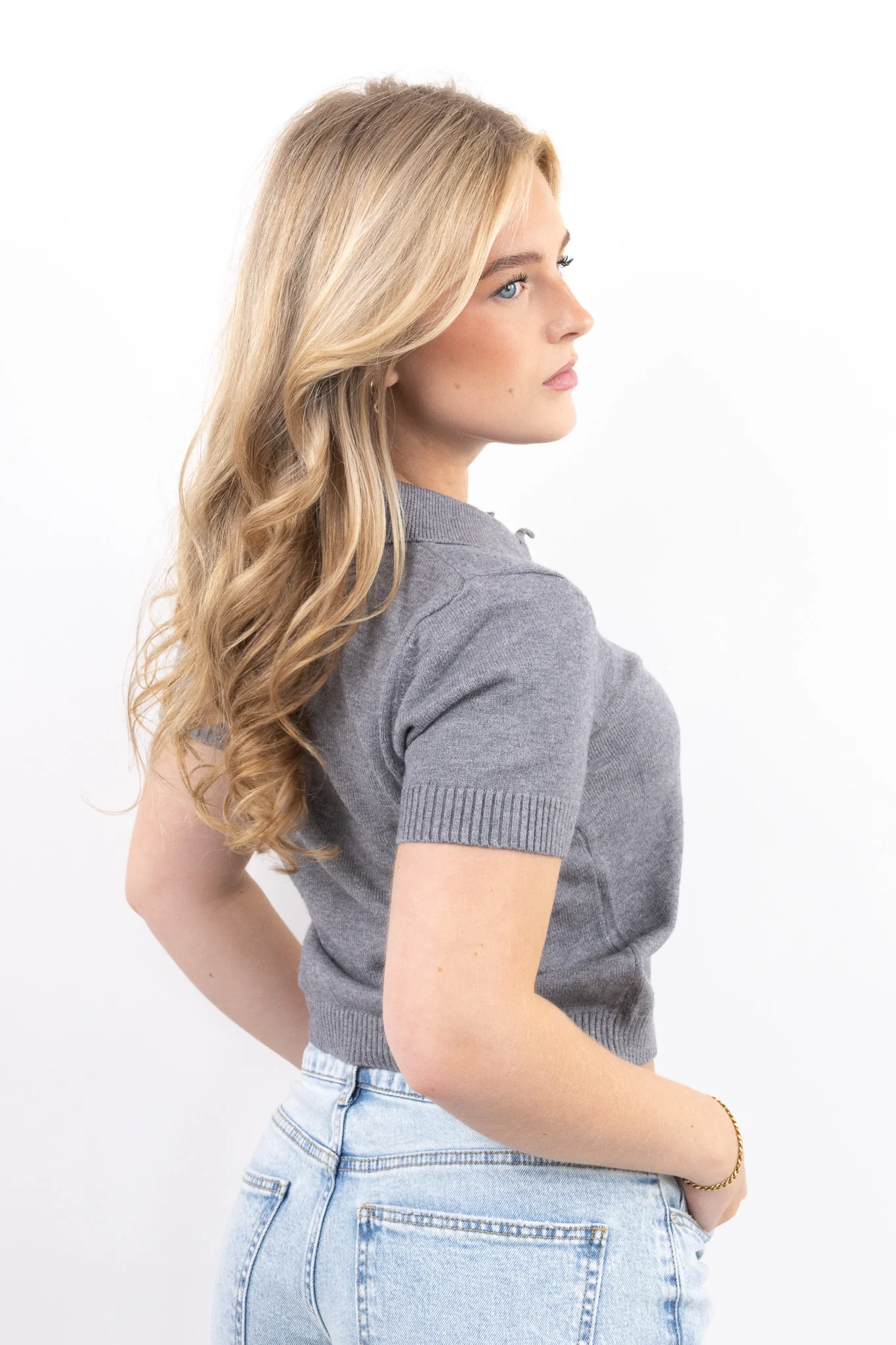 Knit Polo Top - Image 13